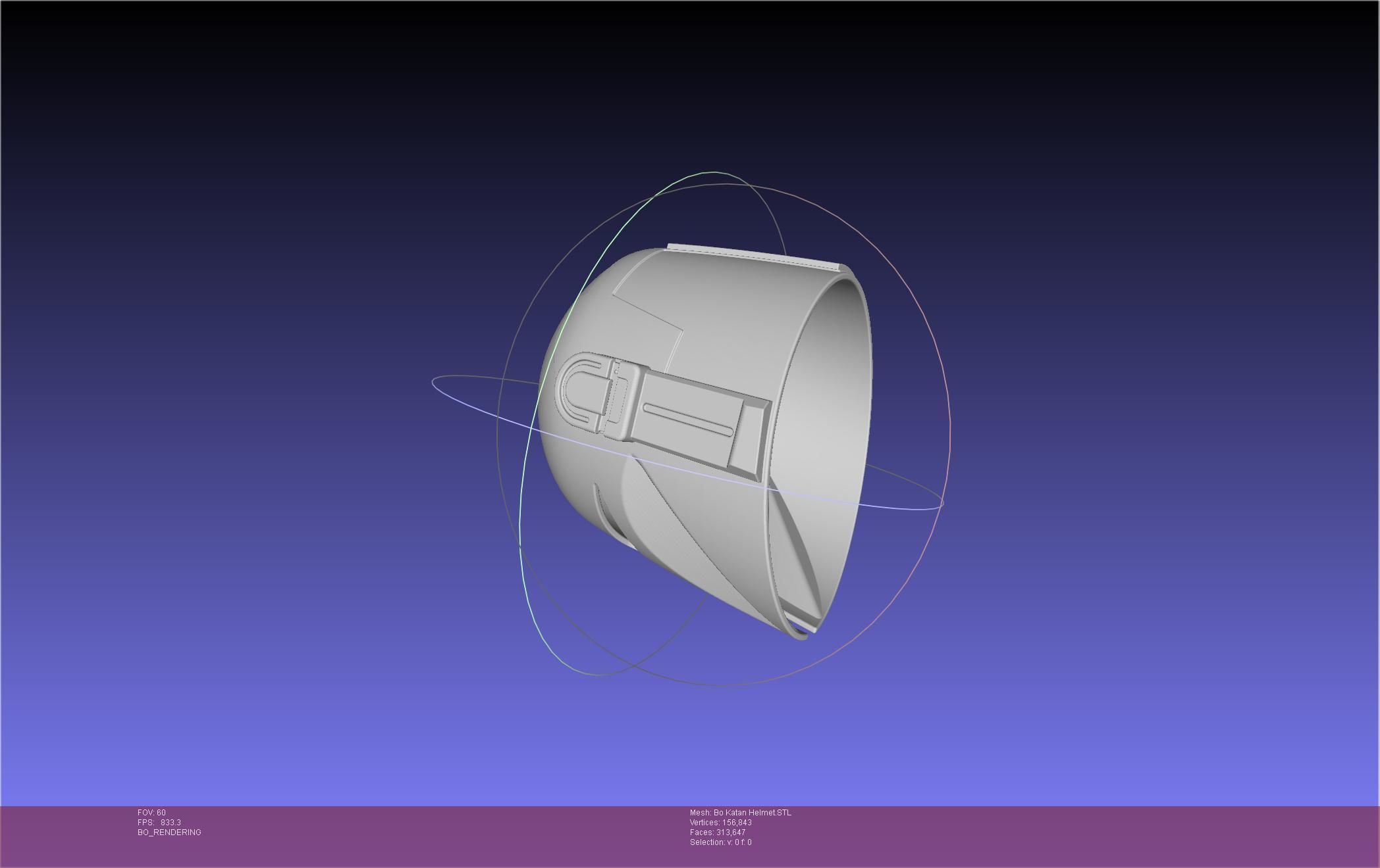 Star Wars The Mandalorian Bo-Katan Helmet Printable Model 3D print model_111