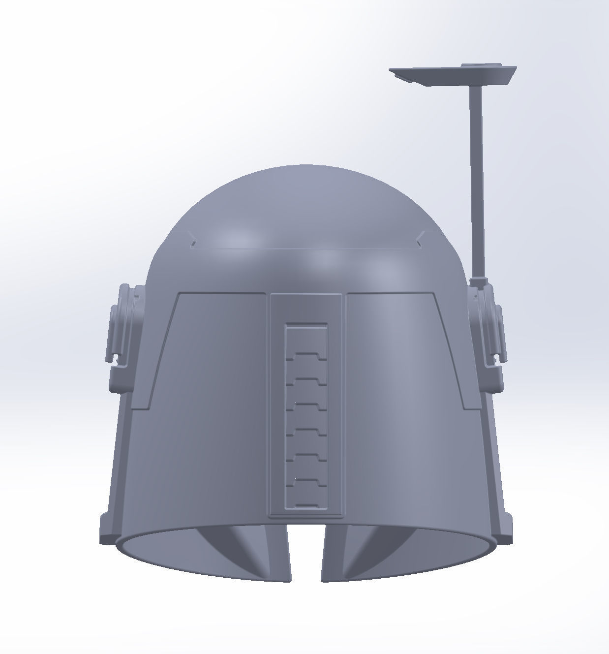 Star Wars The Mandalorian Bo-Katan Helmet Printable Model 3D print model_2