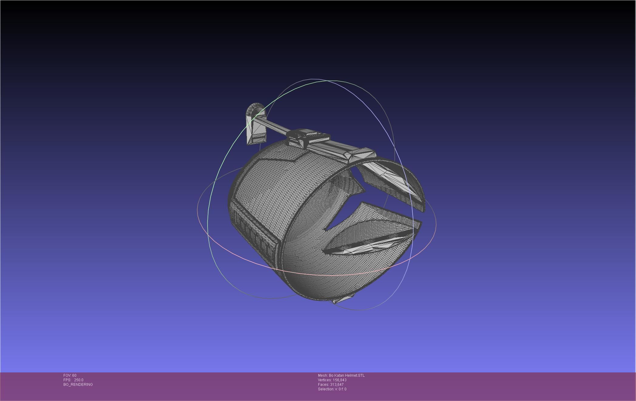 Star Wars The Mandalorian Bo-Katan Helmet Printable Model 3D print model_92