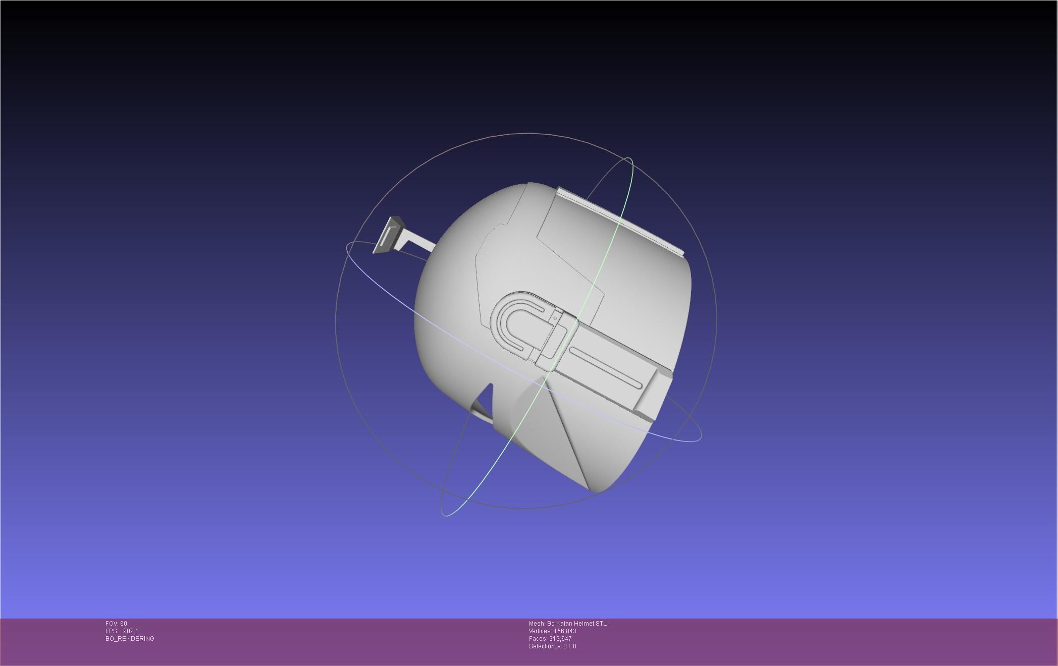 Star Wars The Mandalorian Bo-Katan Helmet Printable Model 3D print model_59