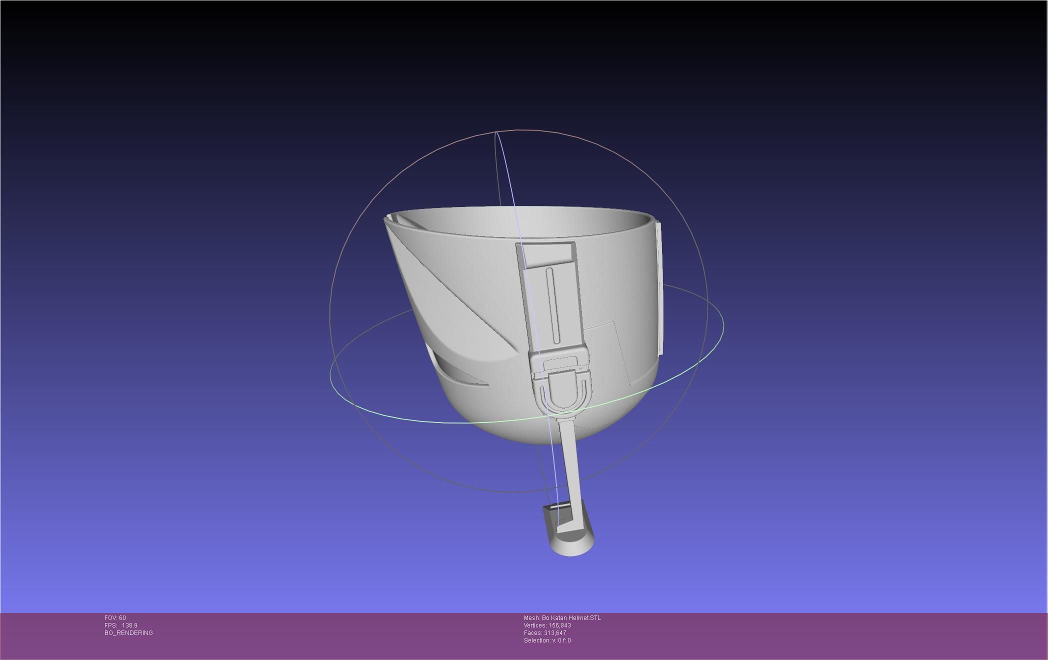 Star Wars The Mandalorian Bo-Katan Helmet Printable Model 3D print model_33