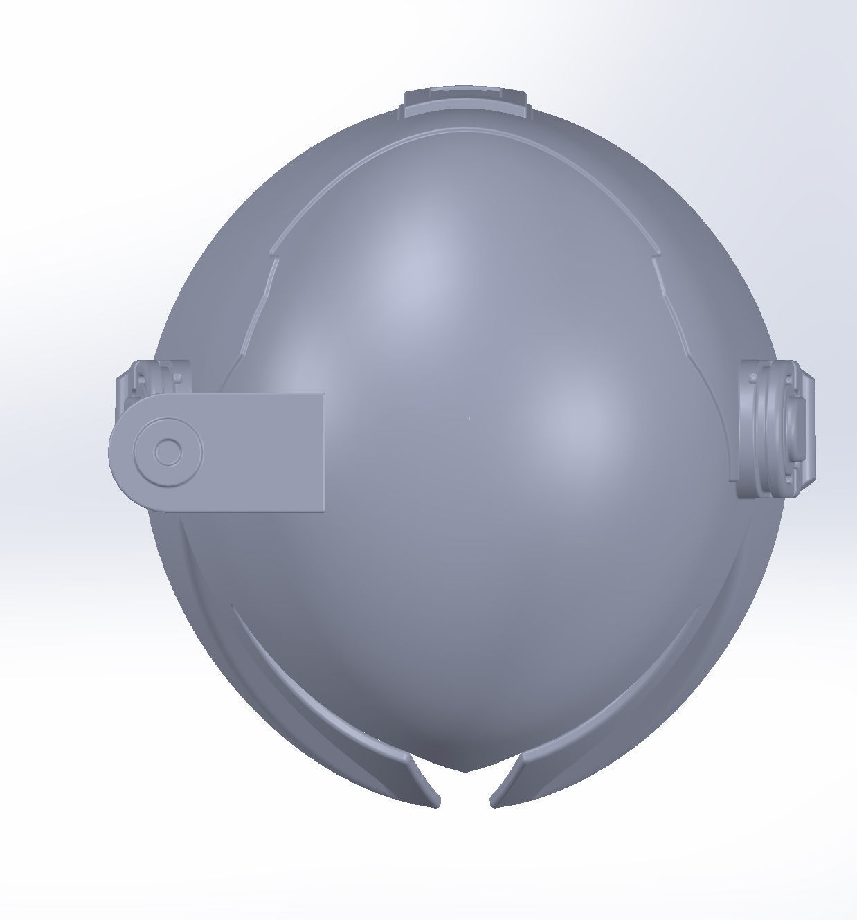 Star Wars The Mandalorian Bo-Katan Helmet Printable Model 3D print model_10