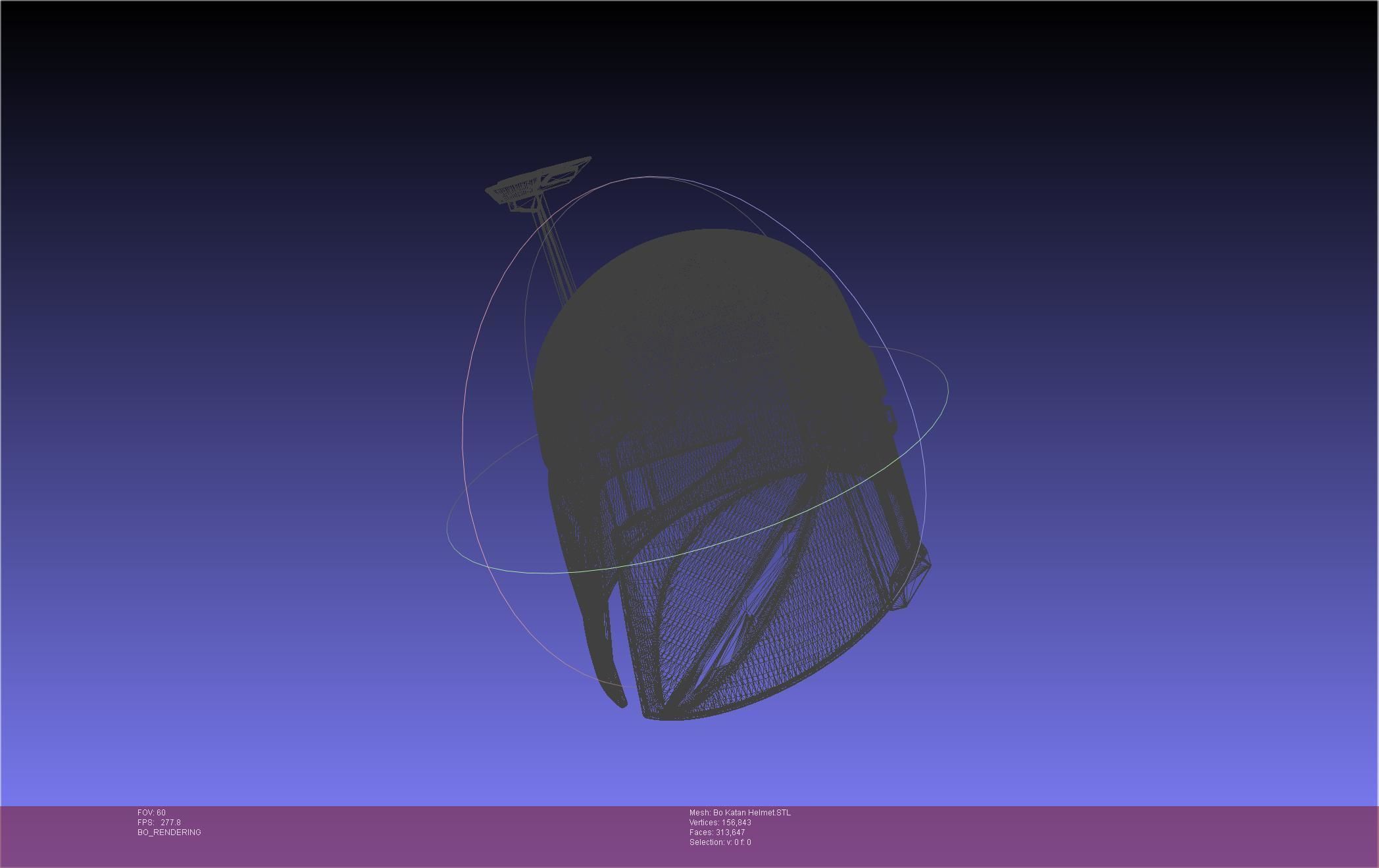 Star Wars The Mandalorian Bo-Katan Helmet Printable Model 3D print model_117