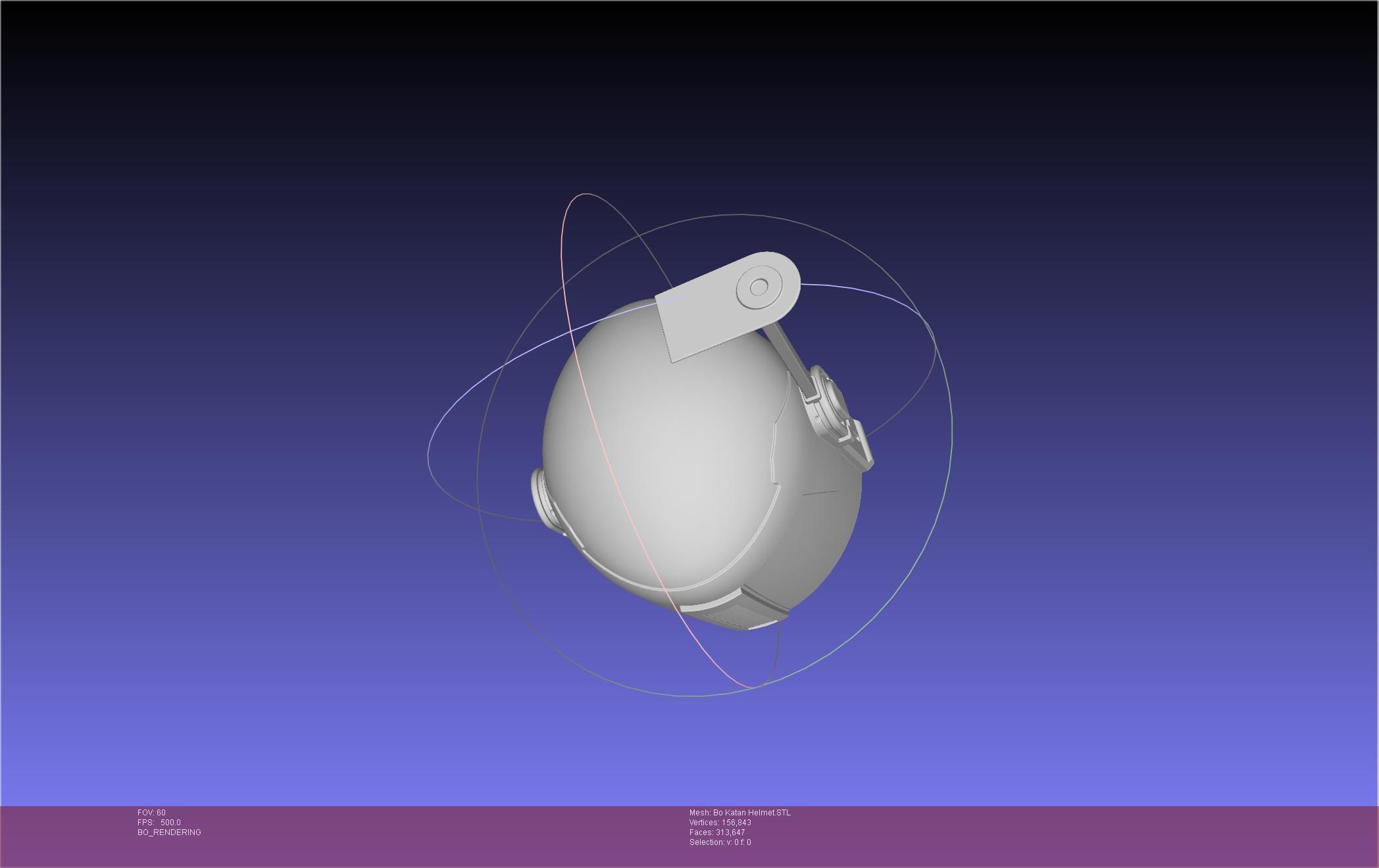Star Wars The Mandalorian Bo-Katan Helmet Printable Model 3D print model_68