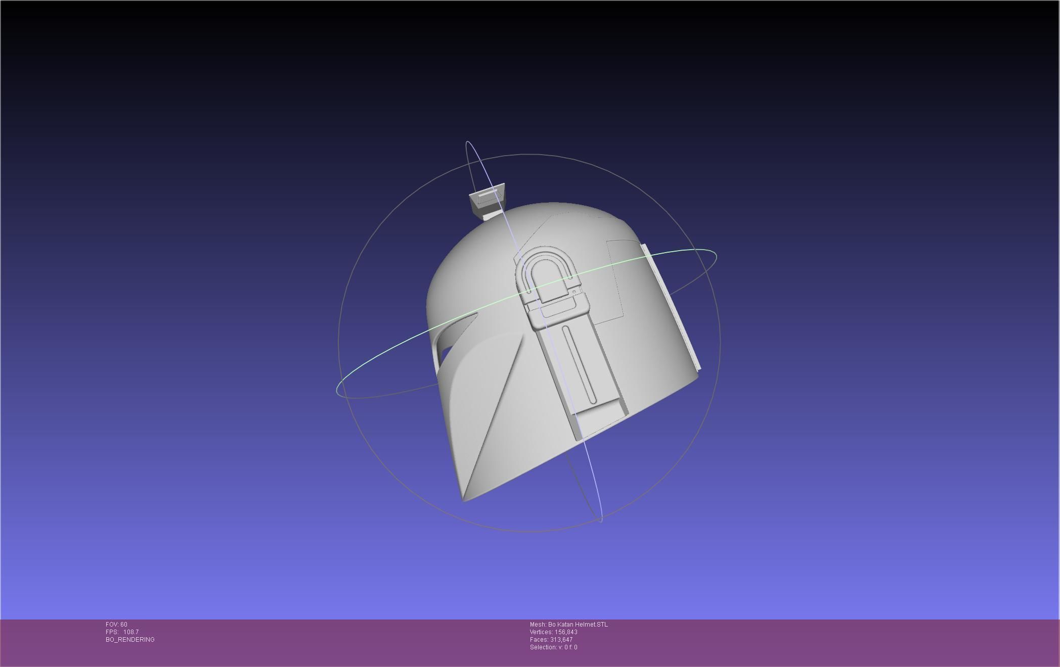 Star Wars The Mandalorian Bo-Katan Helmet Printable Model 3D print model_28