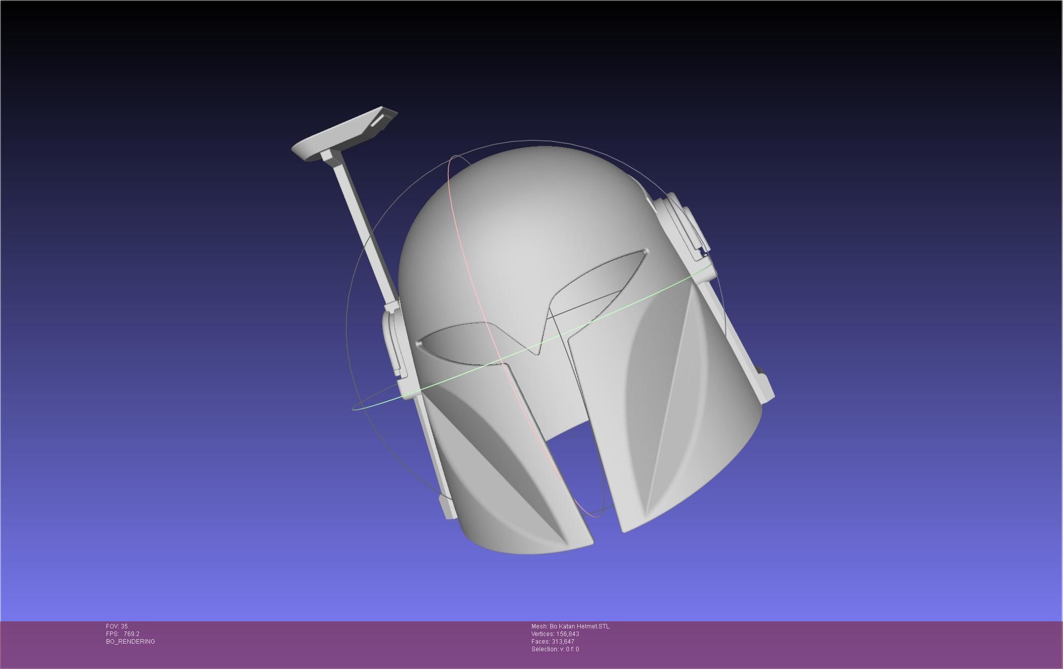 Star Wars The Mandalorian Bo-Katan Helmet Printable Model 3D print model_143