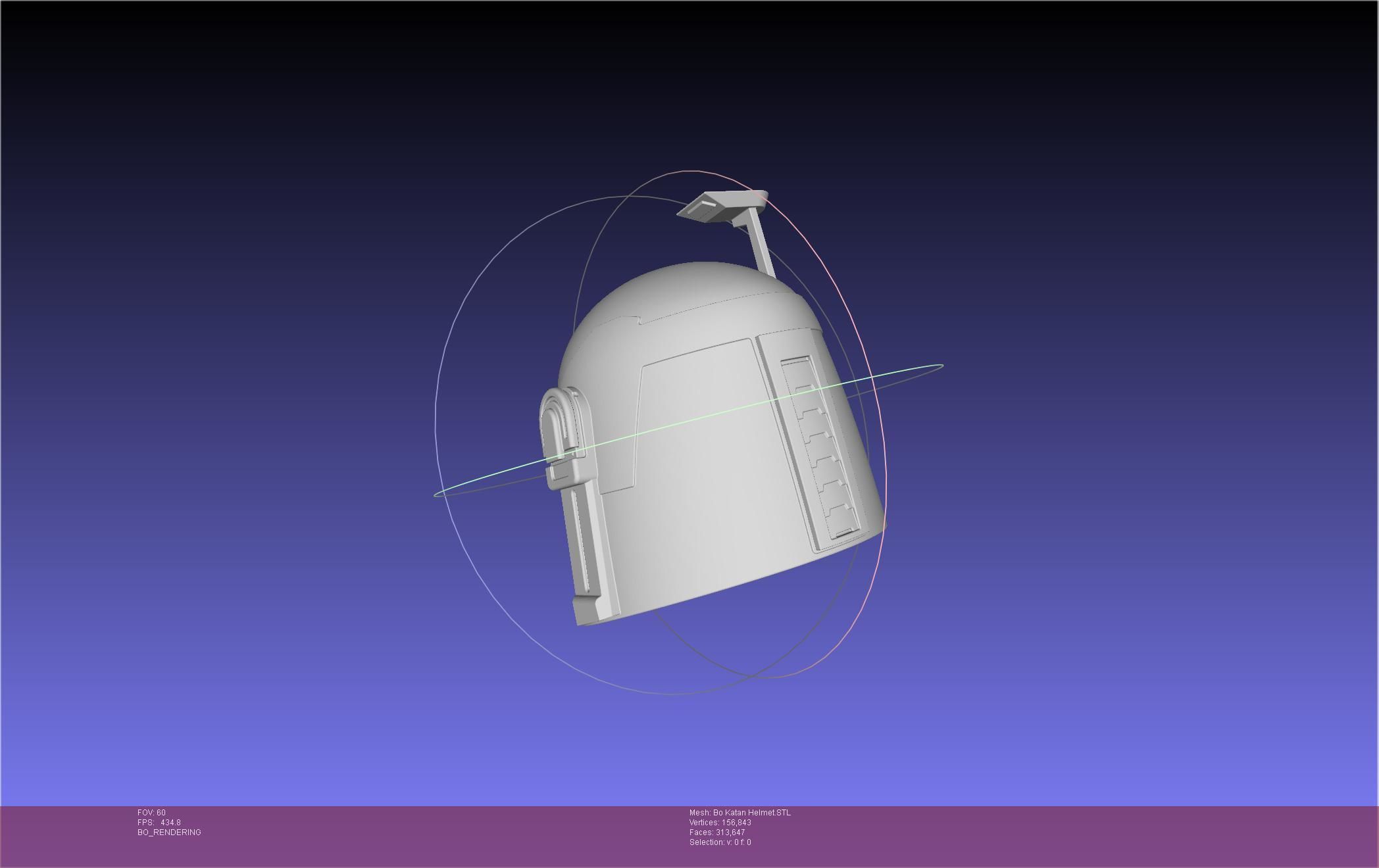 Star Wars The Mandalorian Bo-Katan Helmet Printable Model 3D print model_46