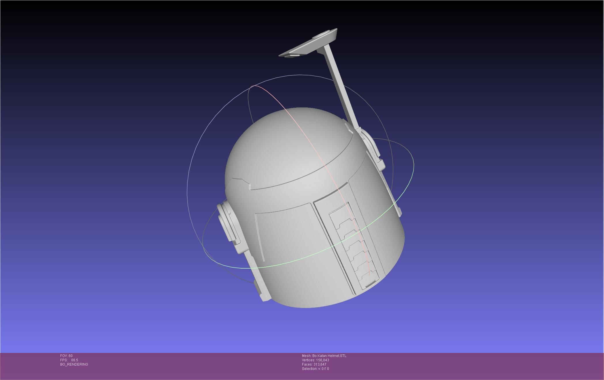 Star Wars The Mandalorian Bo-Katan Helmet Printable Model 3D print model_16