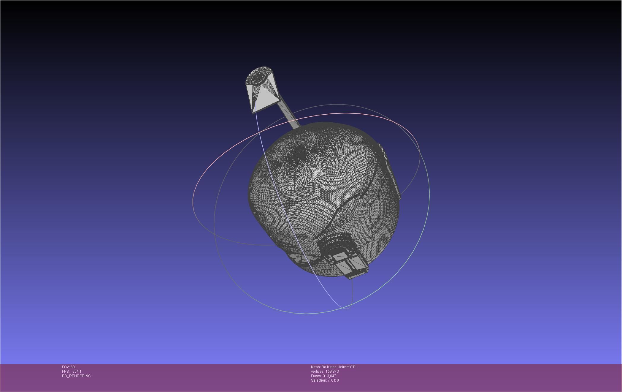 Star Wars The Mandalorian Bo-Katan Helmet Printable Model 3D print model_73