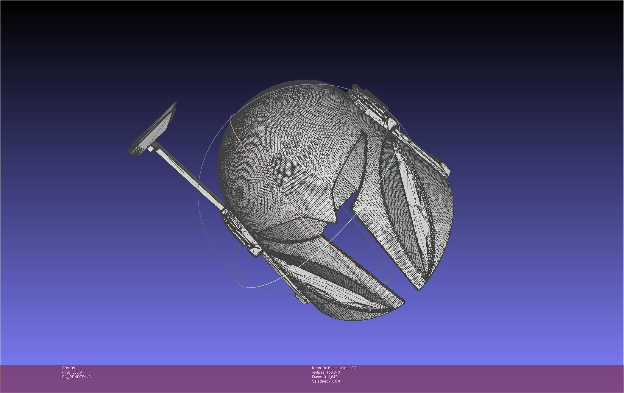 Star Wars The Mandalorian Bo-Katan Helmet Printable Model 3D print model_128