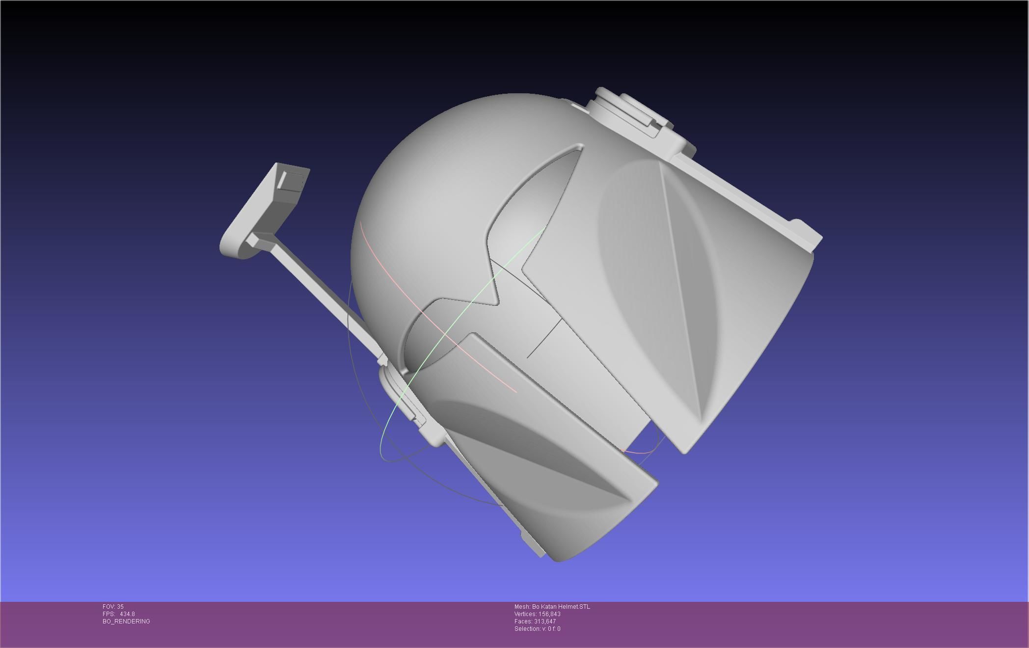 Star Wars The Mandalorian Bo-Katan Helmet Printable Model 3D print model_147