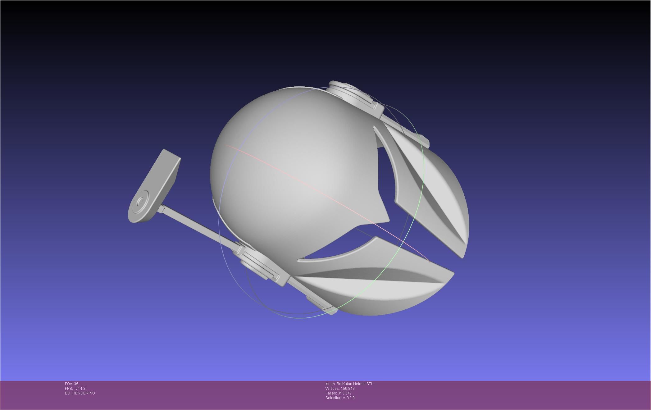 Star Wars The Mandalorian Bo-Katan Helmet Printable Model 3D print model_137