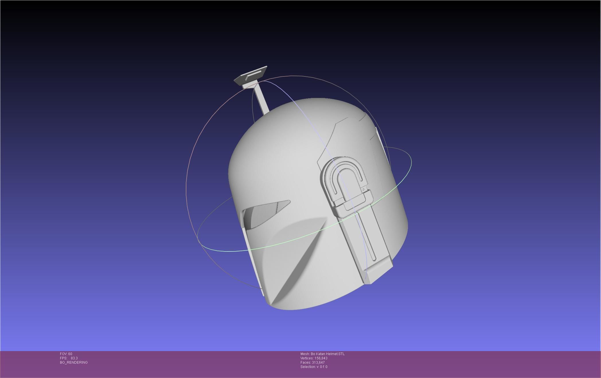 Star Wars The Mandalorian Bo-Katan Helmet Printable Model 3D print model_23