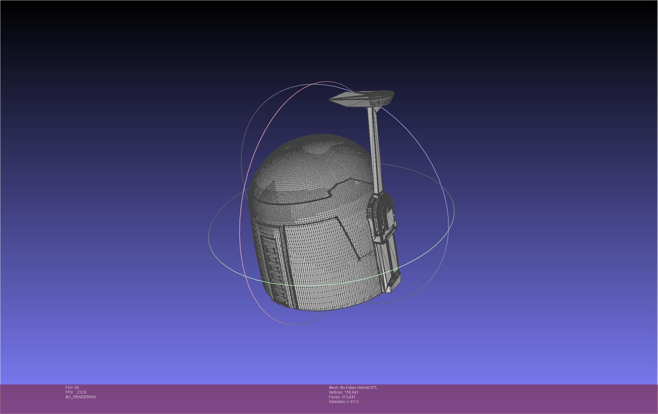 Star Wars The Mandalorian Bo-Katan Helmet Printable Model 3D print model_80