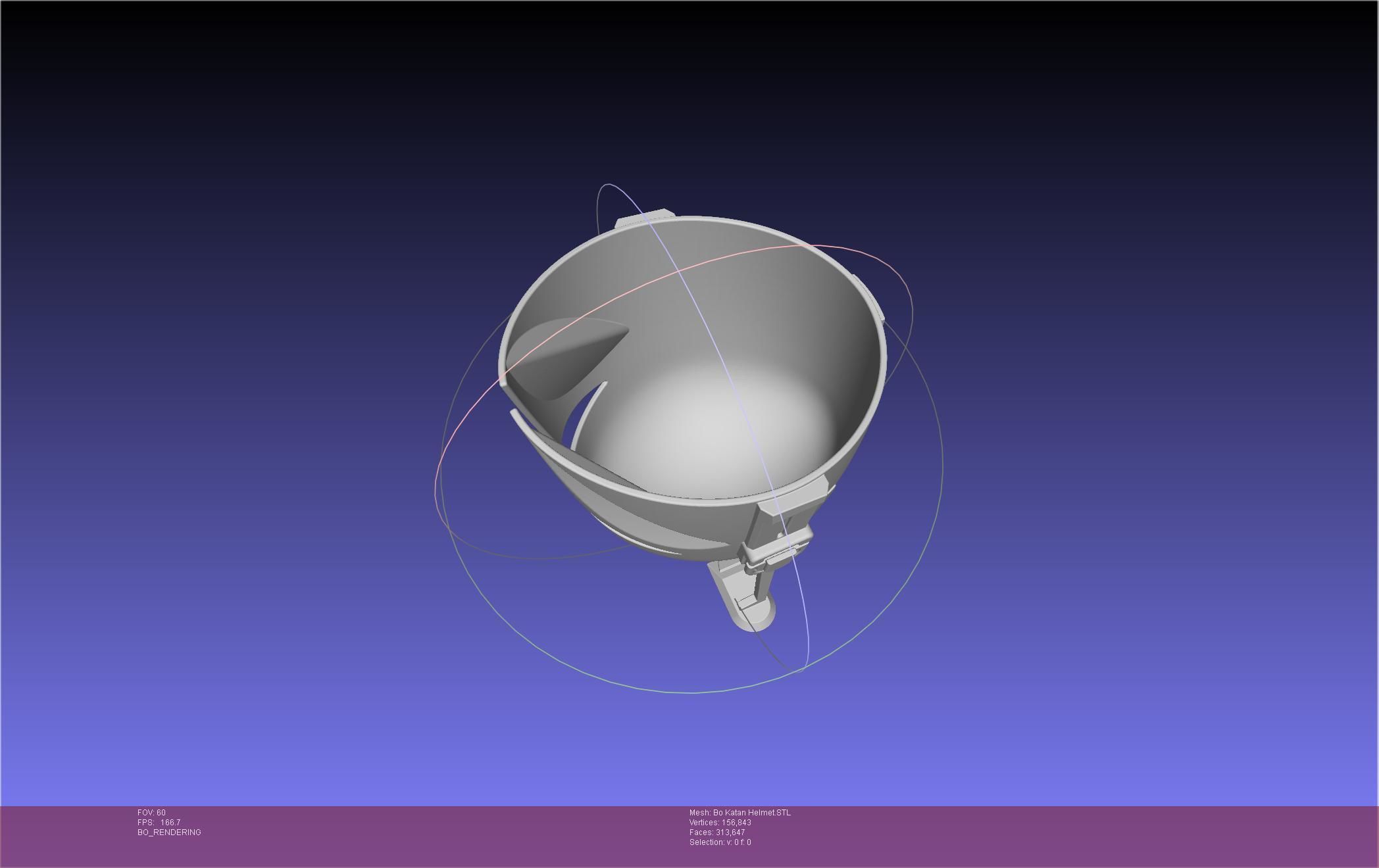 Star Wars The Mandalorian Bo-Katan Helmet Printable Model 3D print model_32