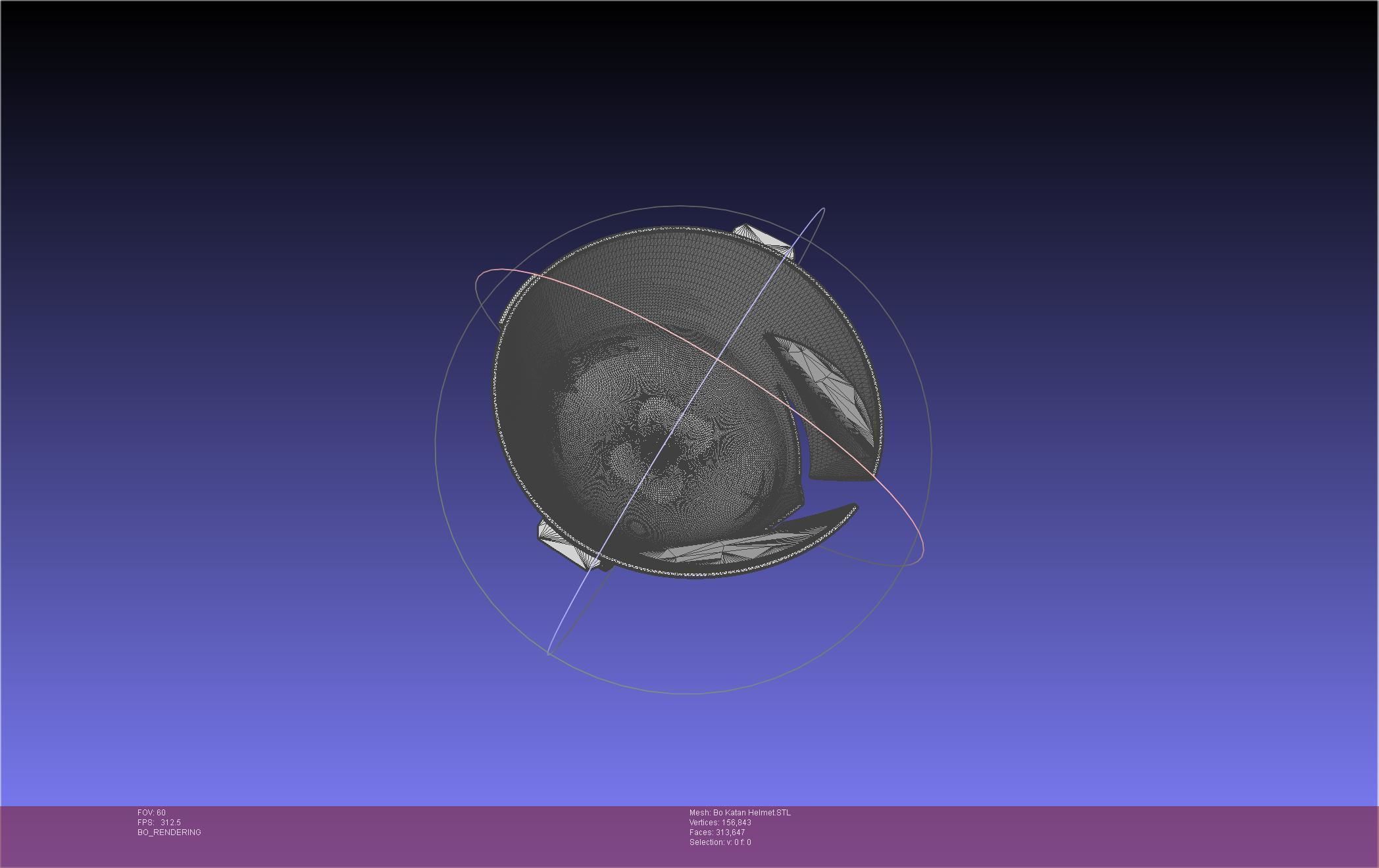 Star Wars The Mandalorian Bo-Katan Helmet Printable Model 3D print model_94