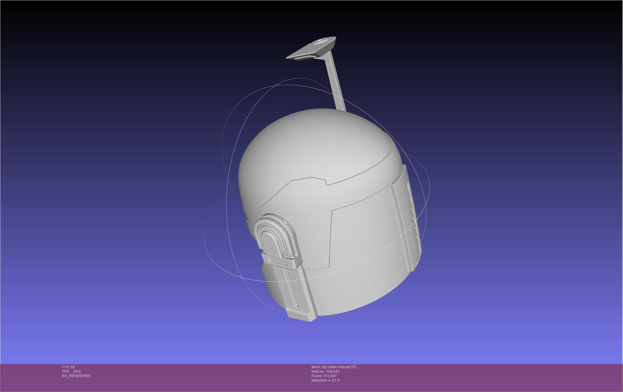 Star Wars The Mandalorian Bo-Katan Helmet Printable Model 3D print model_15