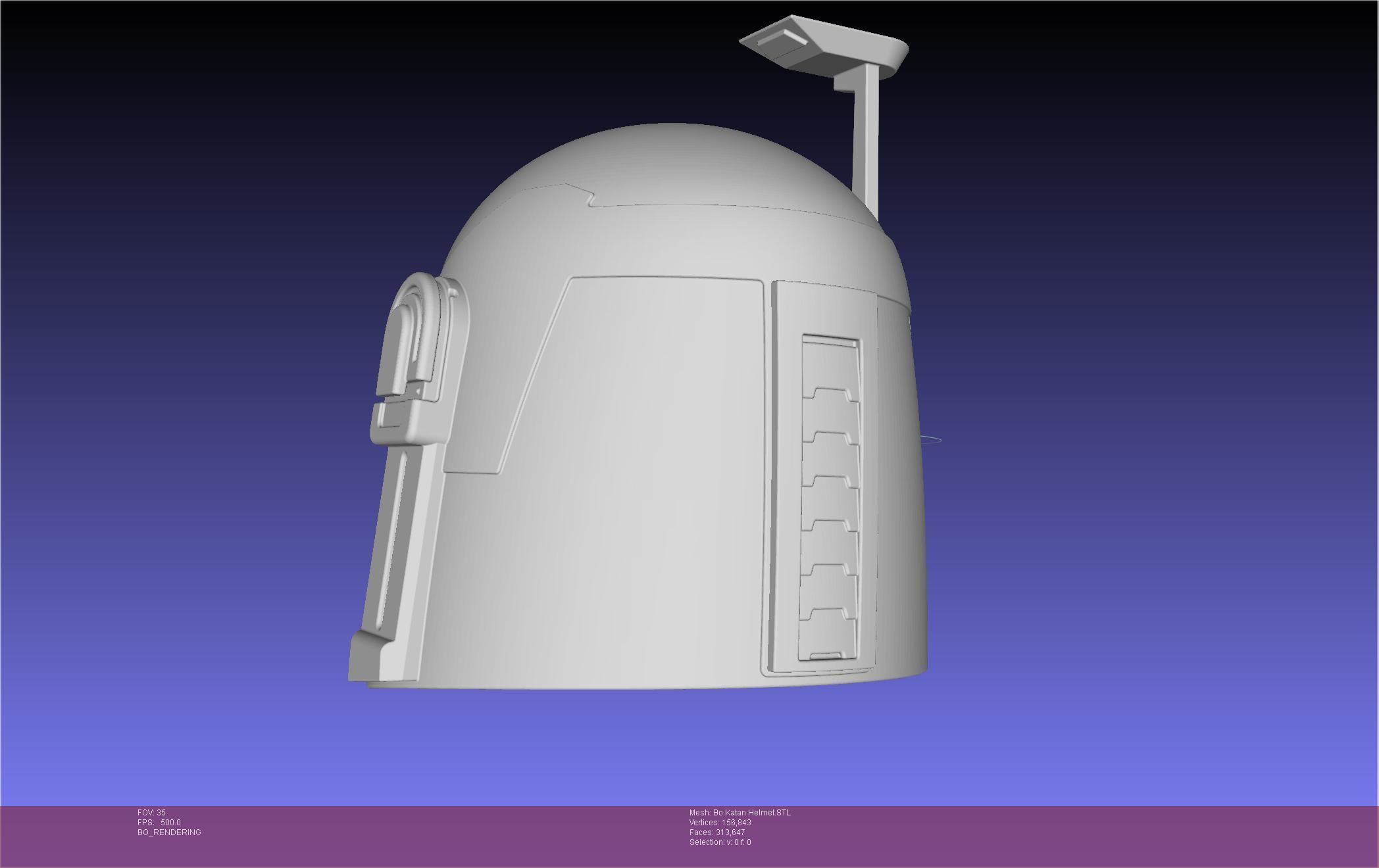 Star Wars The Mandalorian Bo-Katan Helmet Printable Model 3D print model_149