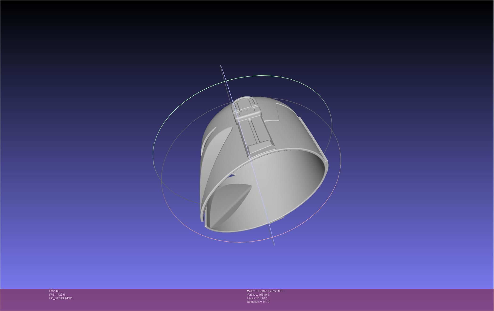 Star Wars The Mandalorian Bo-Katan Helmet Printable Model 3D print model_29