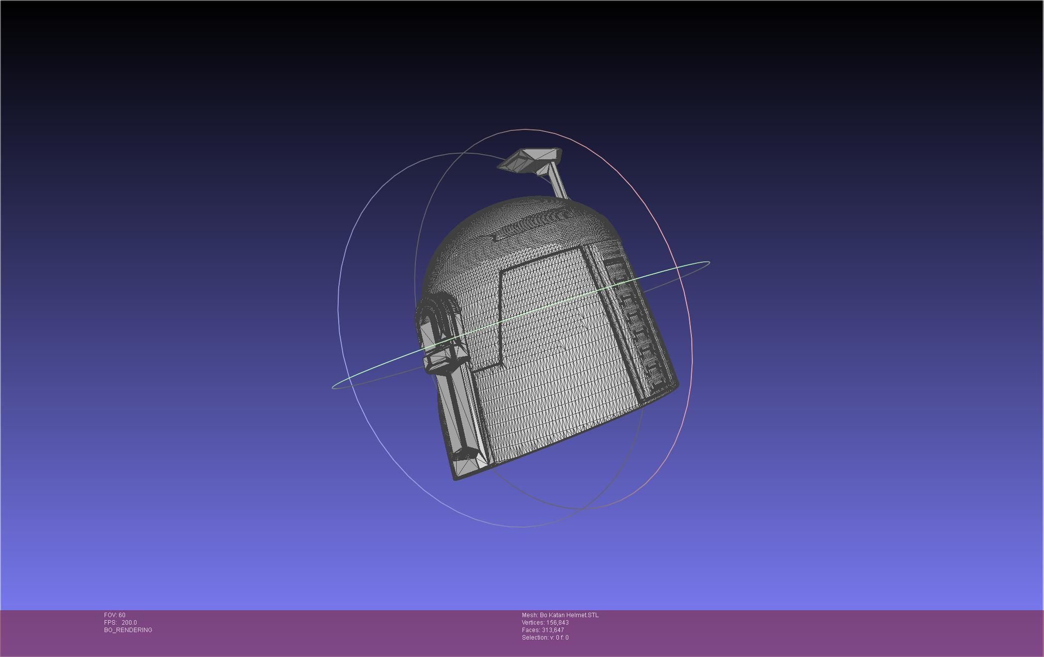 Star Wars The Mandalorian Bo-Katan Helmet Printable Model 3D print model_102