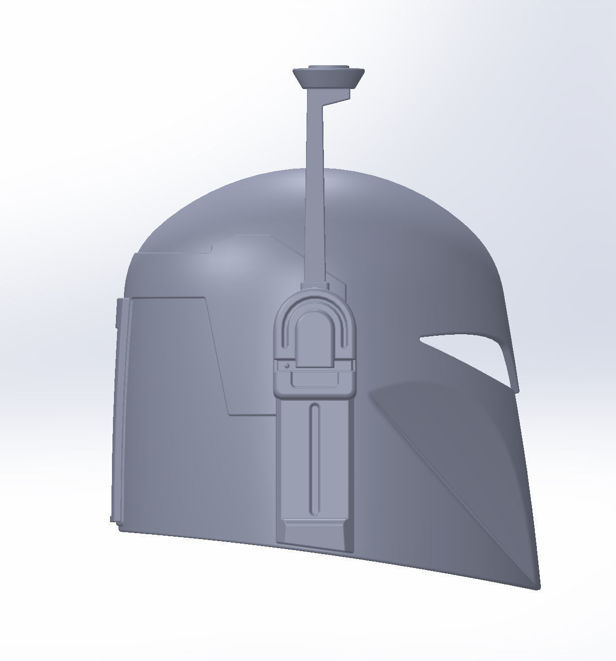 Star Wars The Mandalorian Bo-Katan Helmet Printable Model 3D print model_8