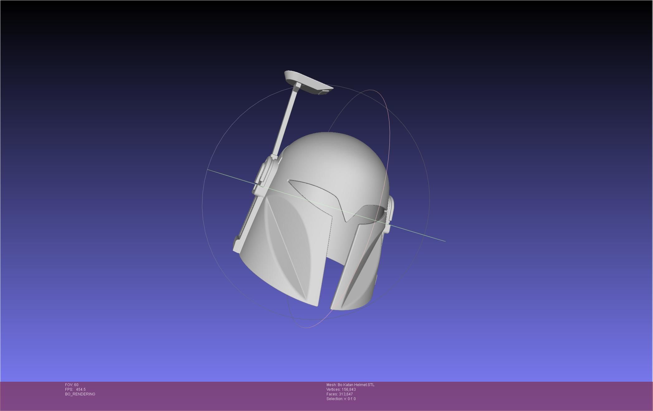Star Wars The Mandalorian Bo-Katan Helmet Printable Model 3D print model_54