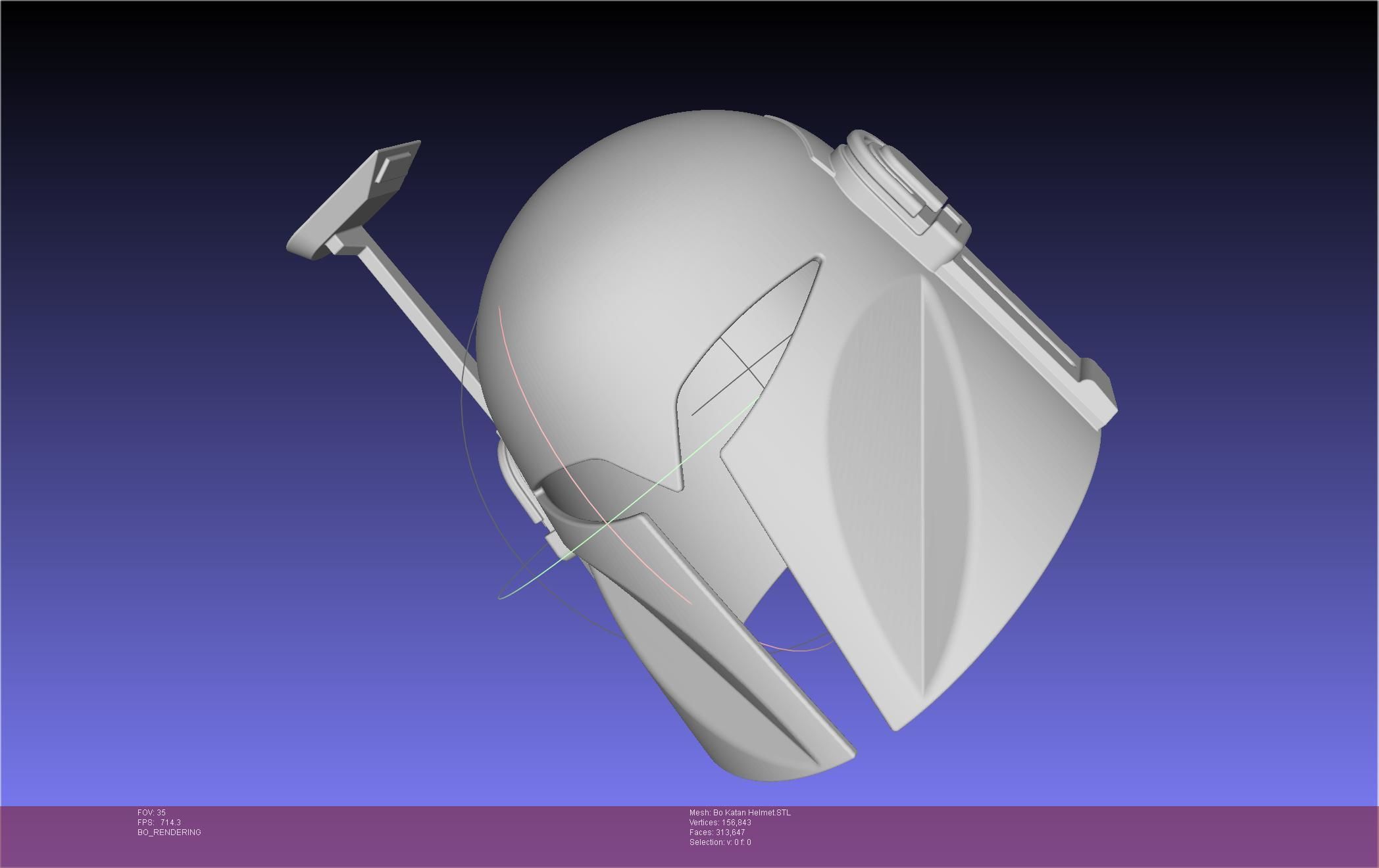 Star Wars The Mandalorian Bo-Katan Helmet Printable Model 3D print model_146