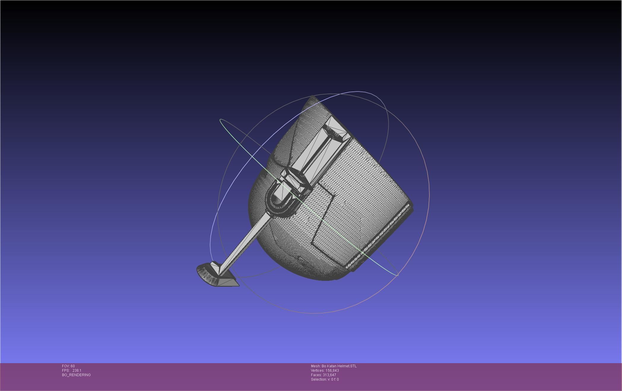 Star Wars The Mandalorian Bo-Katan Helmet Printable Model 3D print model_84