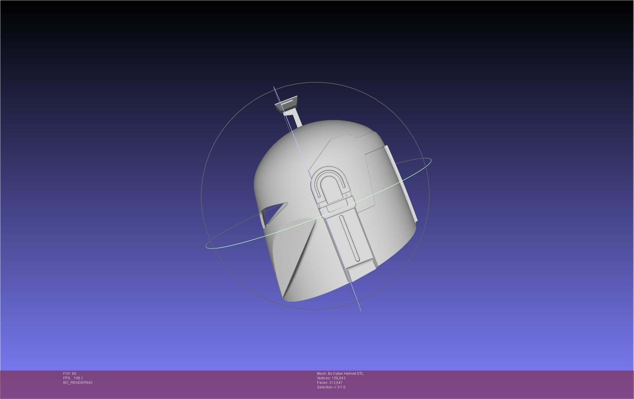 Star Wars The Mandalorian Bo-Katan Helmet Printable Model 3D print model_25