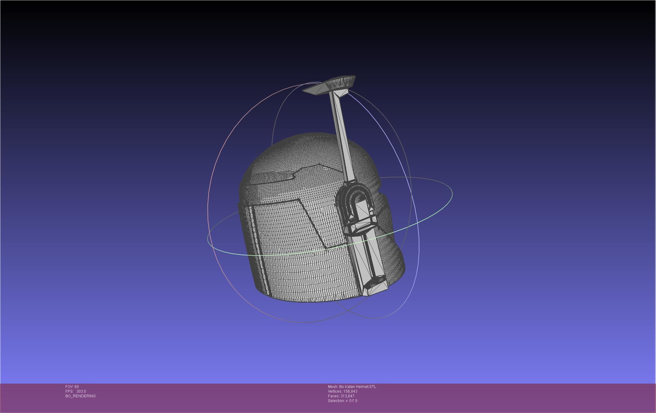 Star Wars The Mandalorian Bo-Katan Helmet Printable Model 3D print model_79