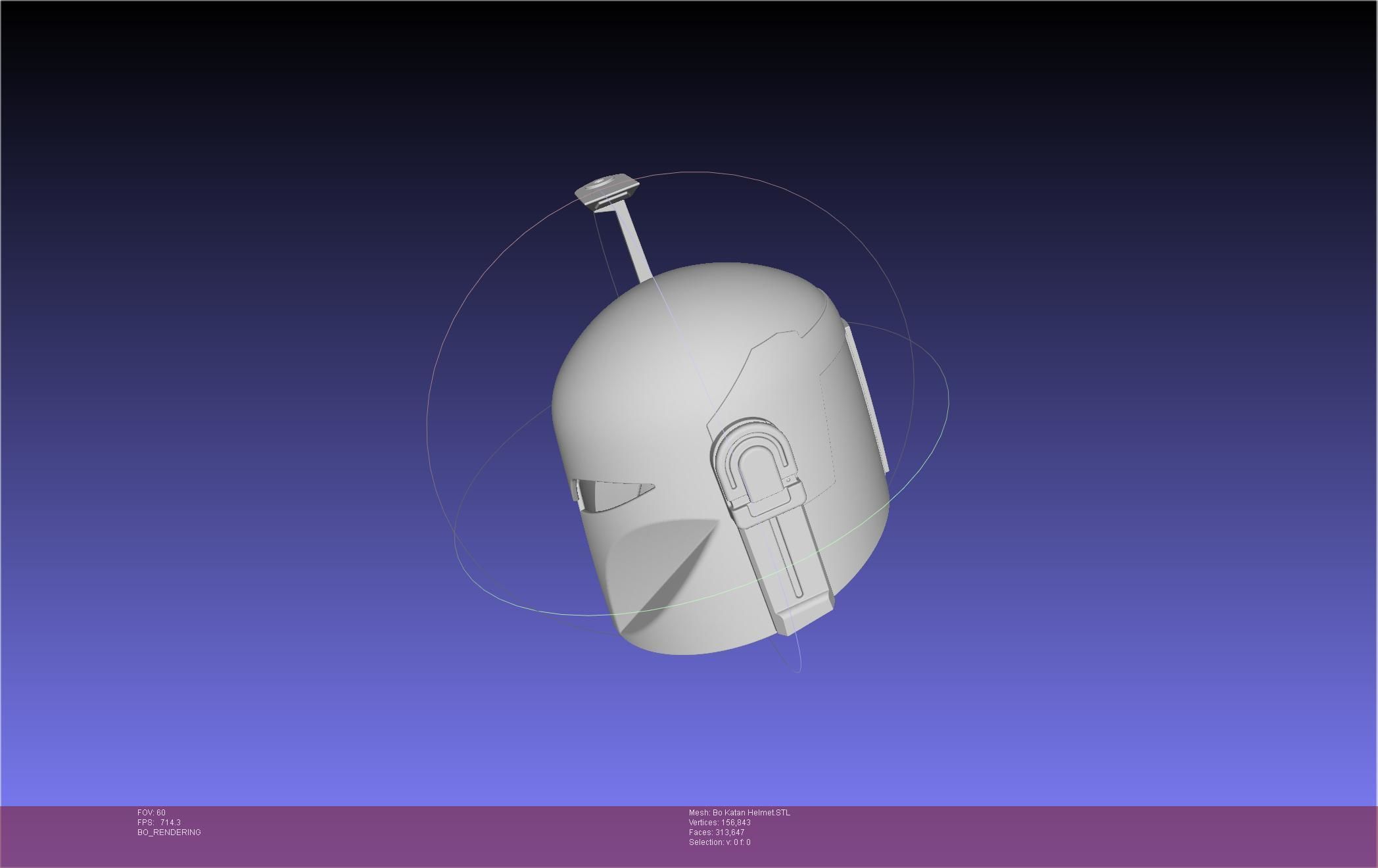 Star Wars The Mandalorian Bo-Katan Helmet Printable Model 3D print model_47