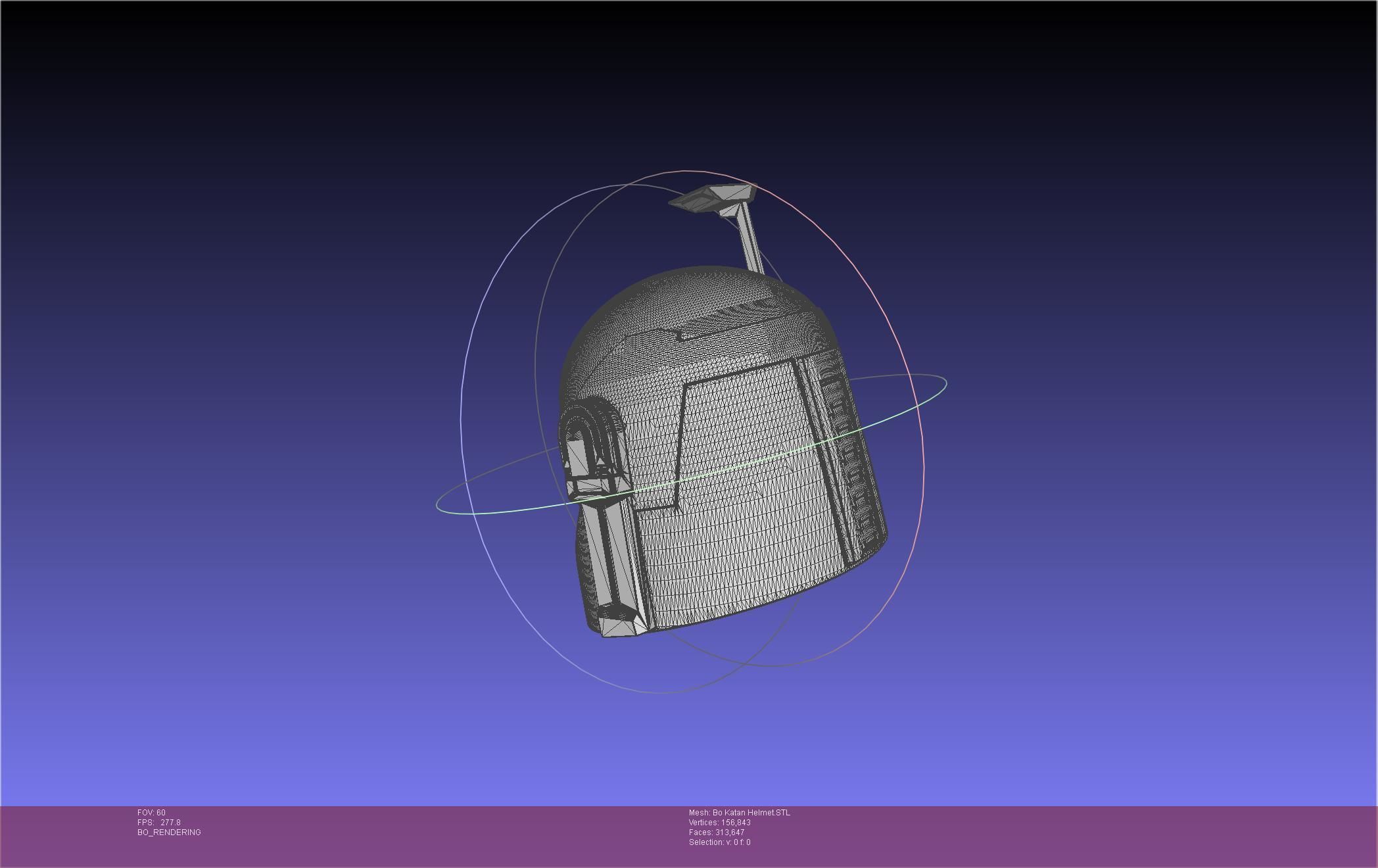Star Wars The Mandalorian Bo-Katan Helmet Printable Model 3D print model_83