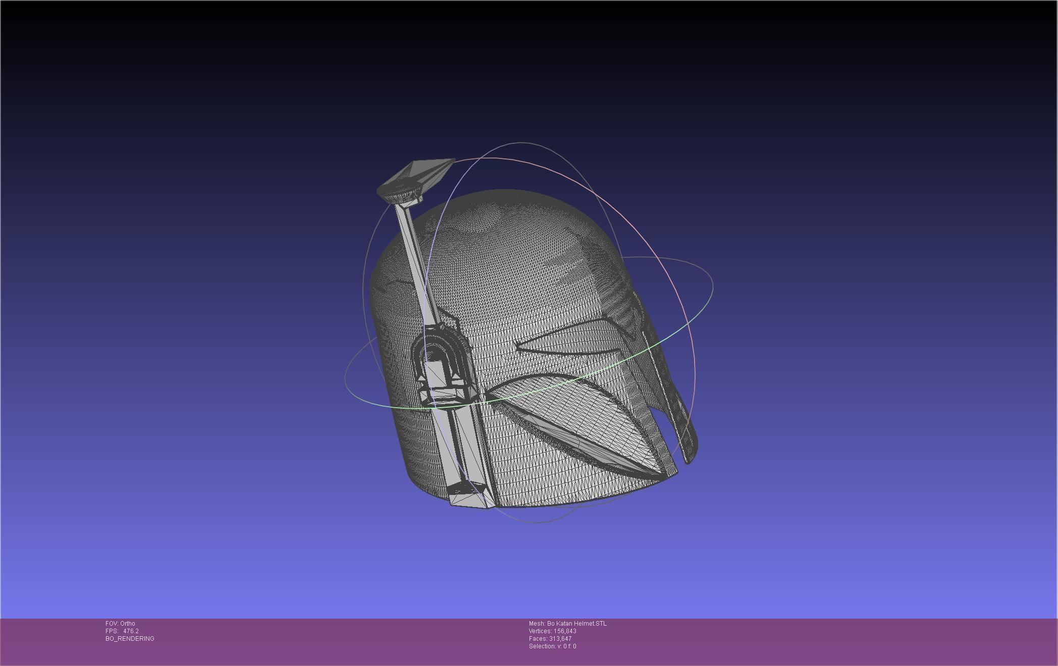 Star Wars The Mandalorian Bo-Katan Helmet Printable Model 3D print model_124