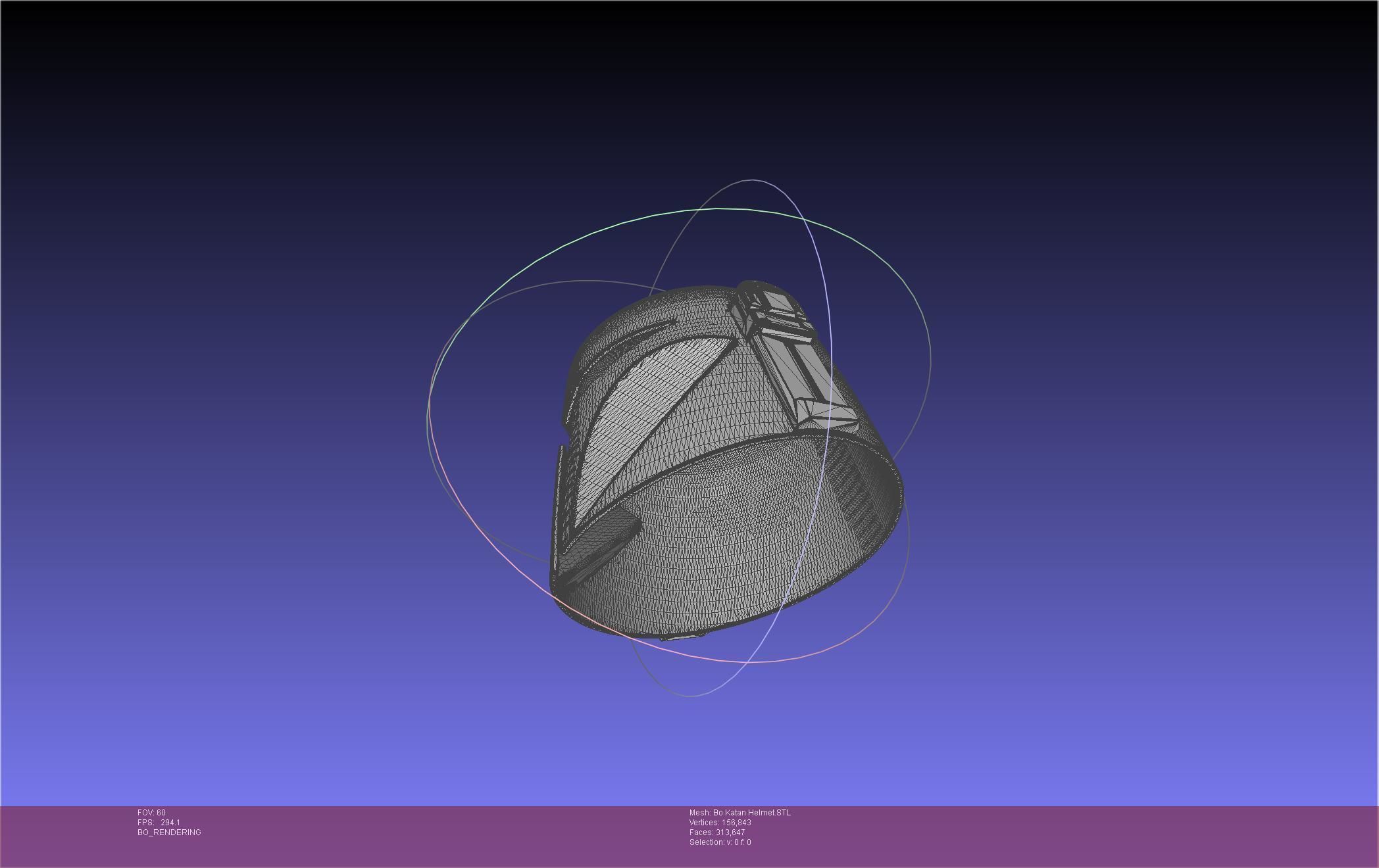Star Wars The Mandalorian Bo-Katan Helmet Printable Model 3D print model_98