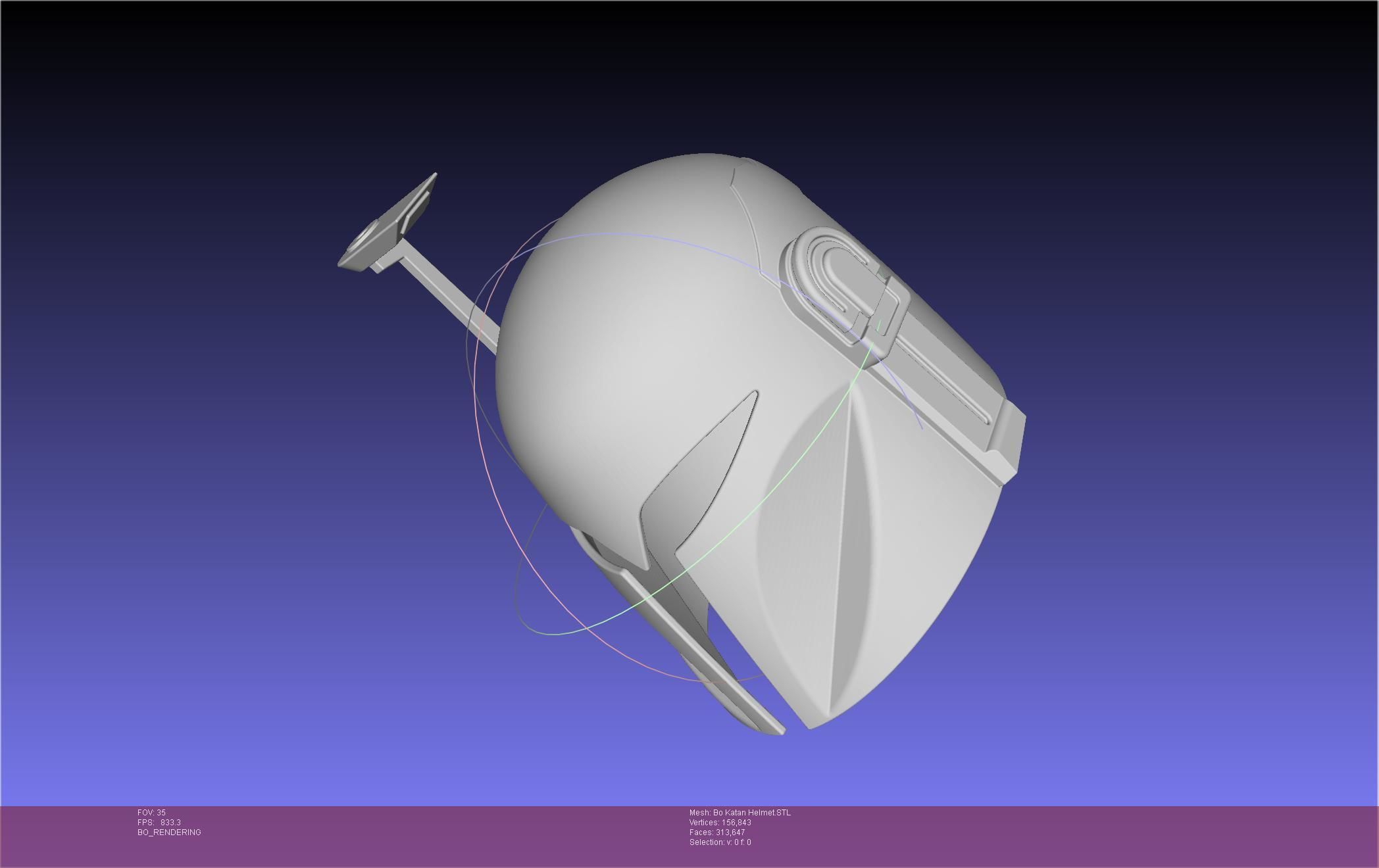 Star Wars The Mandalorian Bo-Katan Helmet Printable Model 3D print model_142
