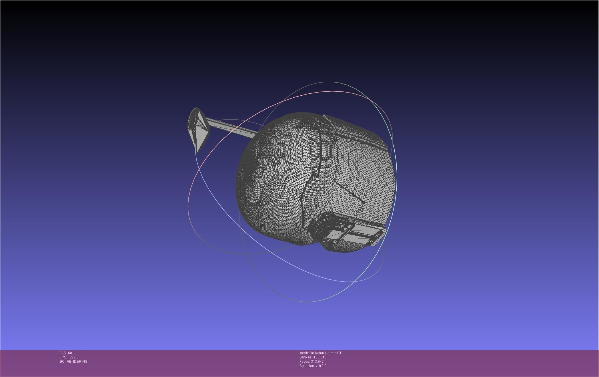 Star Wars The Mandalorian Bo-Katan Helmet Printable Model 3D print model_114
