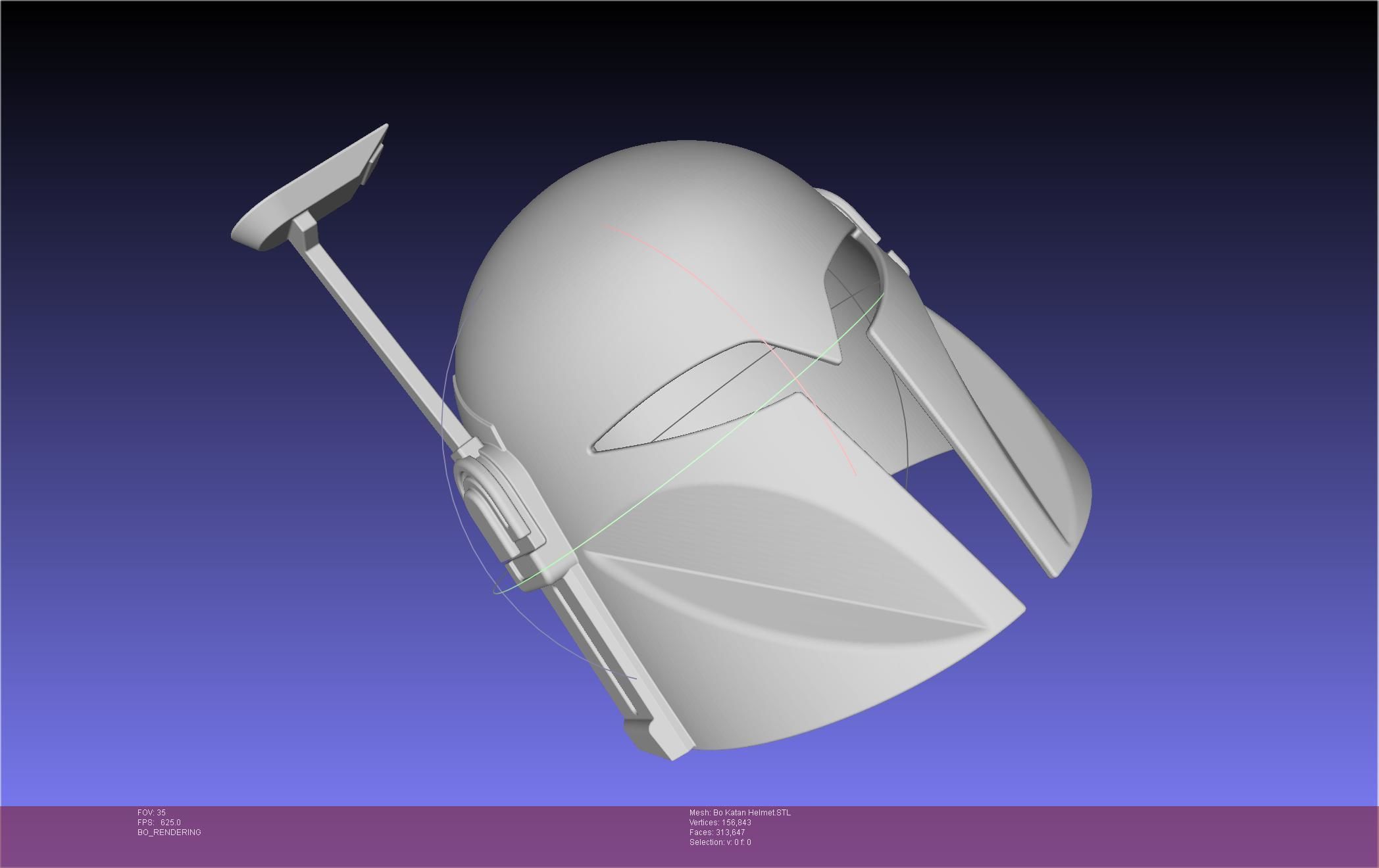 Star Wars The Mandalorian Bo-Katan Helmet Printable Model 3D print model_145