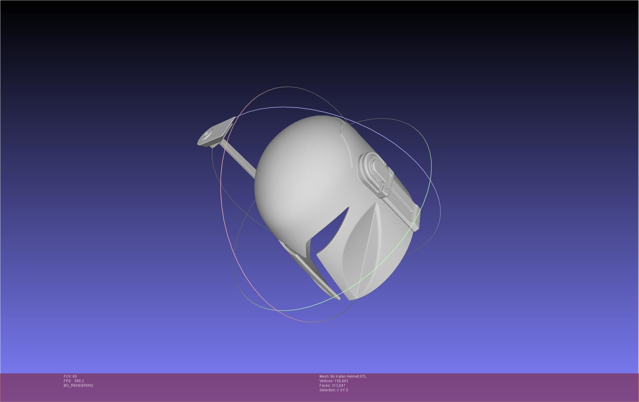 Star Wars The Mandalorian Bo-Katan Helmet Printable Model 3D print model_104