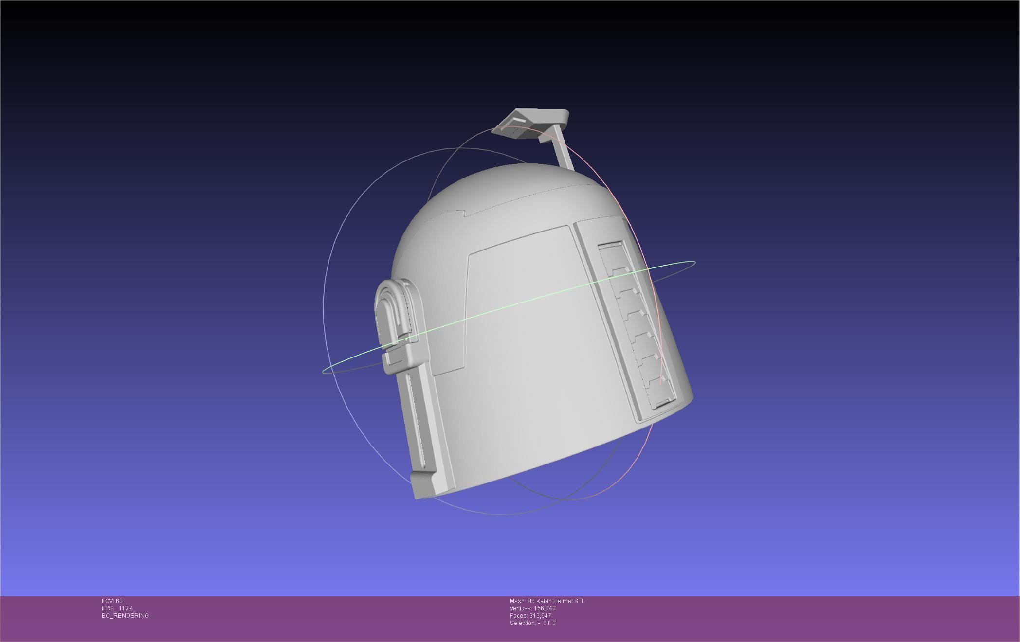 Star Wars The Mandalorian Bo-Katan Helmet Printable Model 3D print model_18