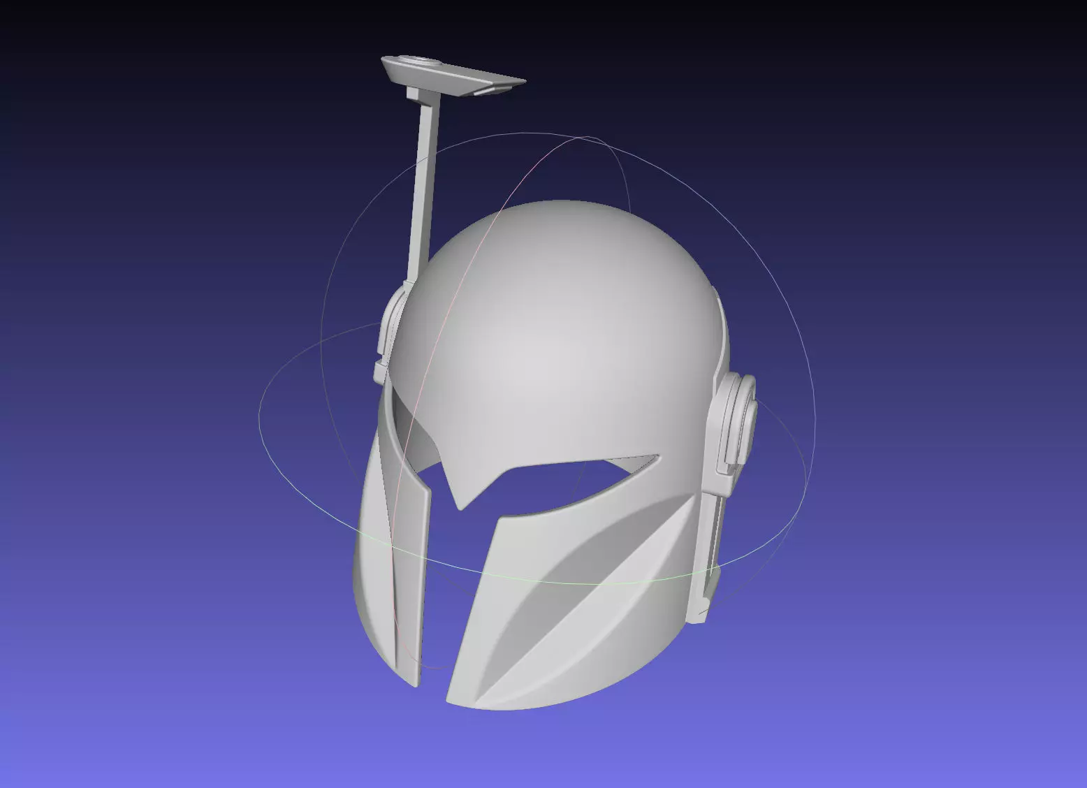 Star Wars The Mandalorian Bo-Katan Helmet Printable Model 3D print model_0