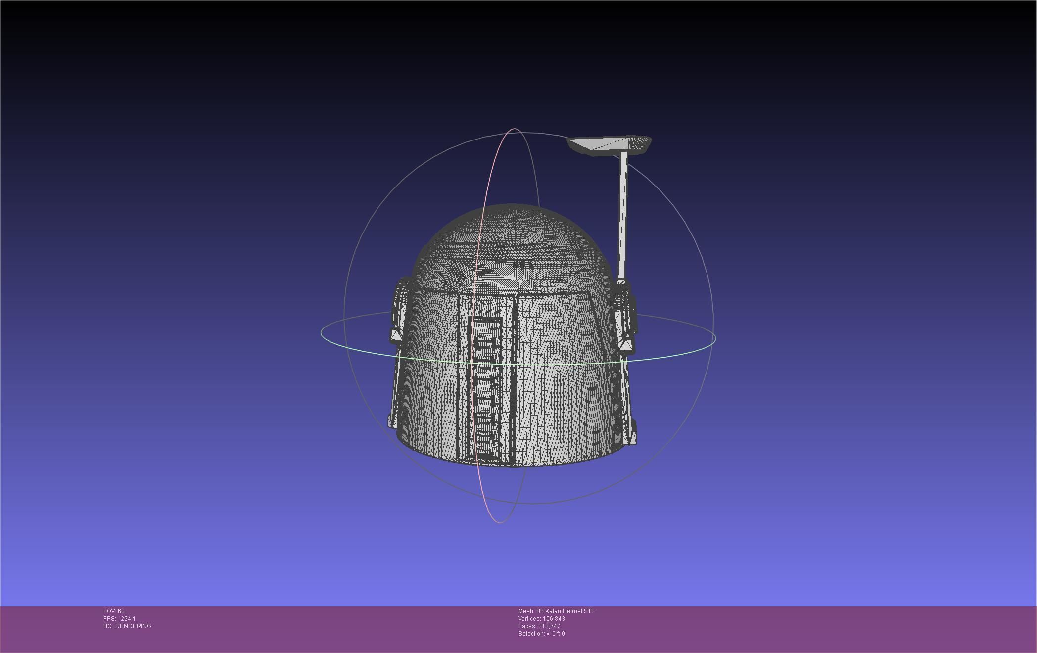 Star Wars The Mandalorian Bo-Katan Helmet Printable Model 3D print model_82