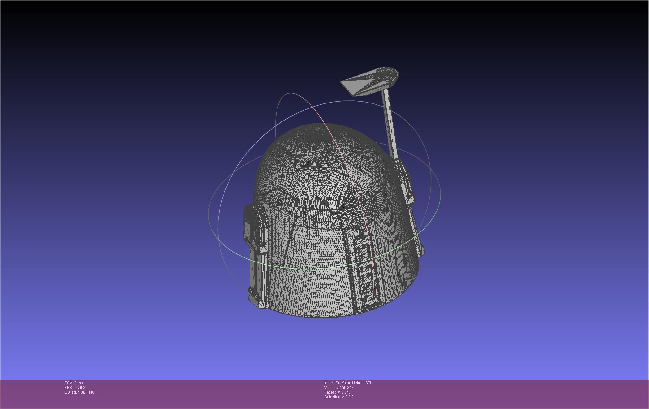 Star Wars The Mandalorian Bo-Katan Helmet Printable Model 3D print model_122