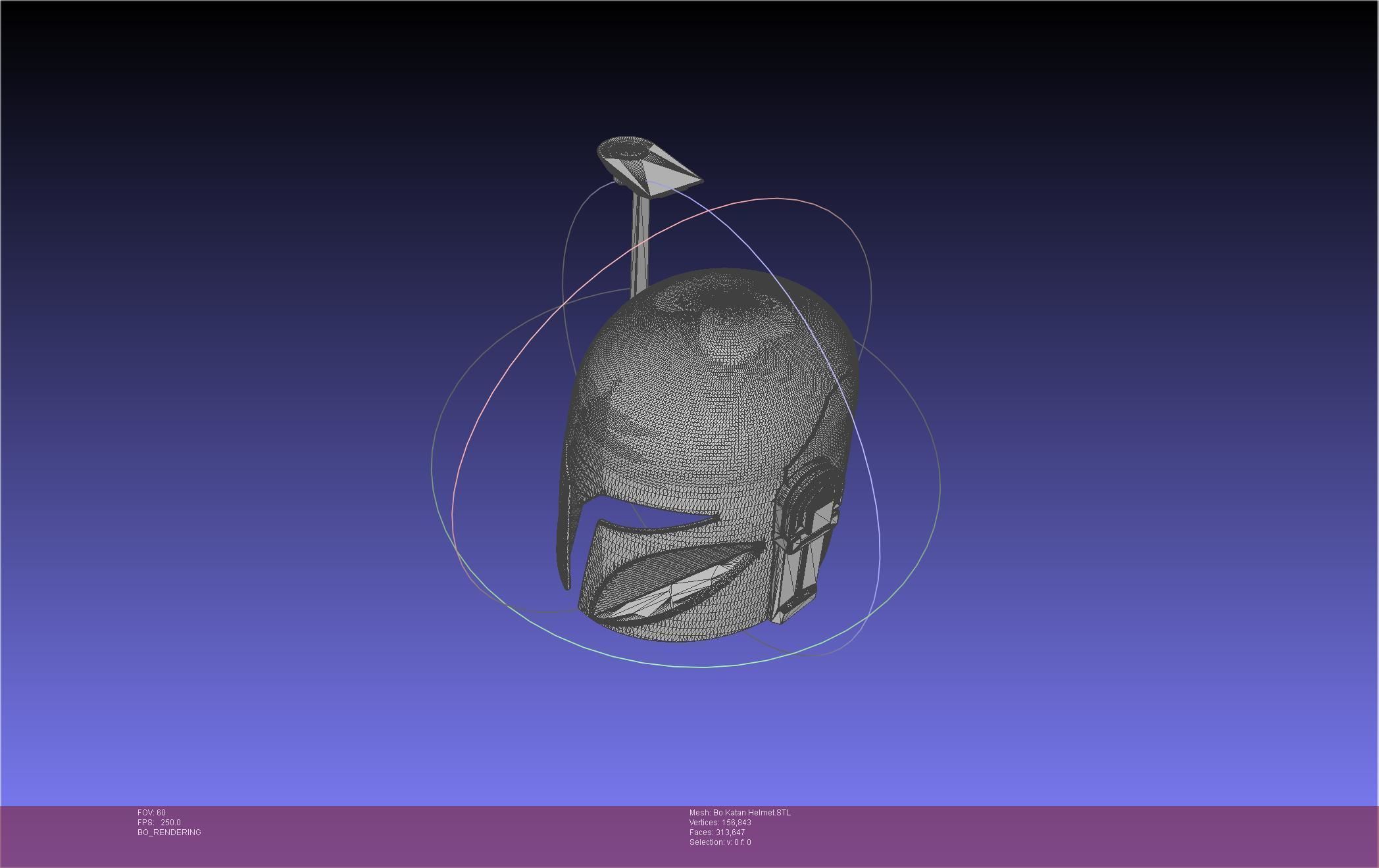 Star Wars The Mandalorian Bo-Katan Helmet Printable Model 3D print model_74