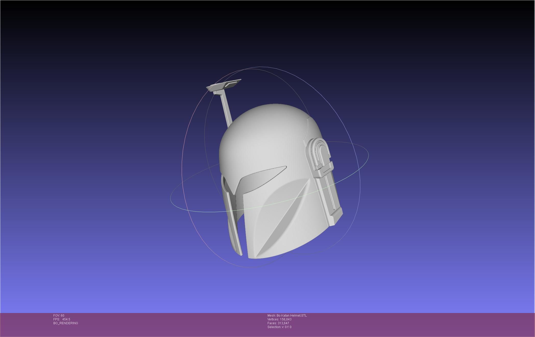 Star Wars The Mandalorian Bo-Katan Helmet Printable Model 3D print model_48