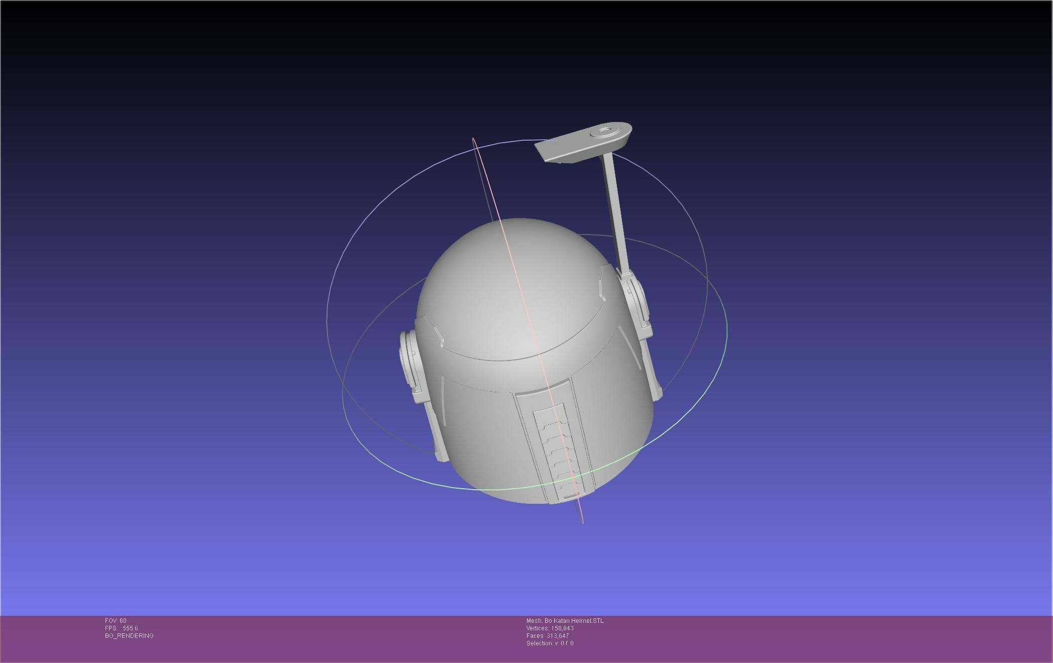 Star Wars The Mandalorian Bo-Katan Helmet Printable Model 3D print model_52