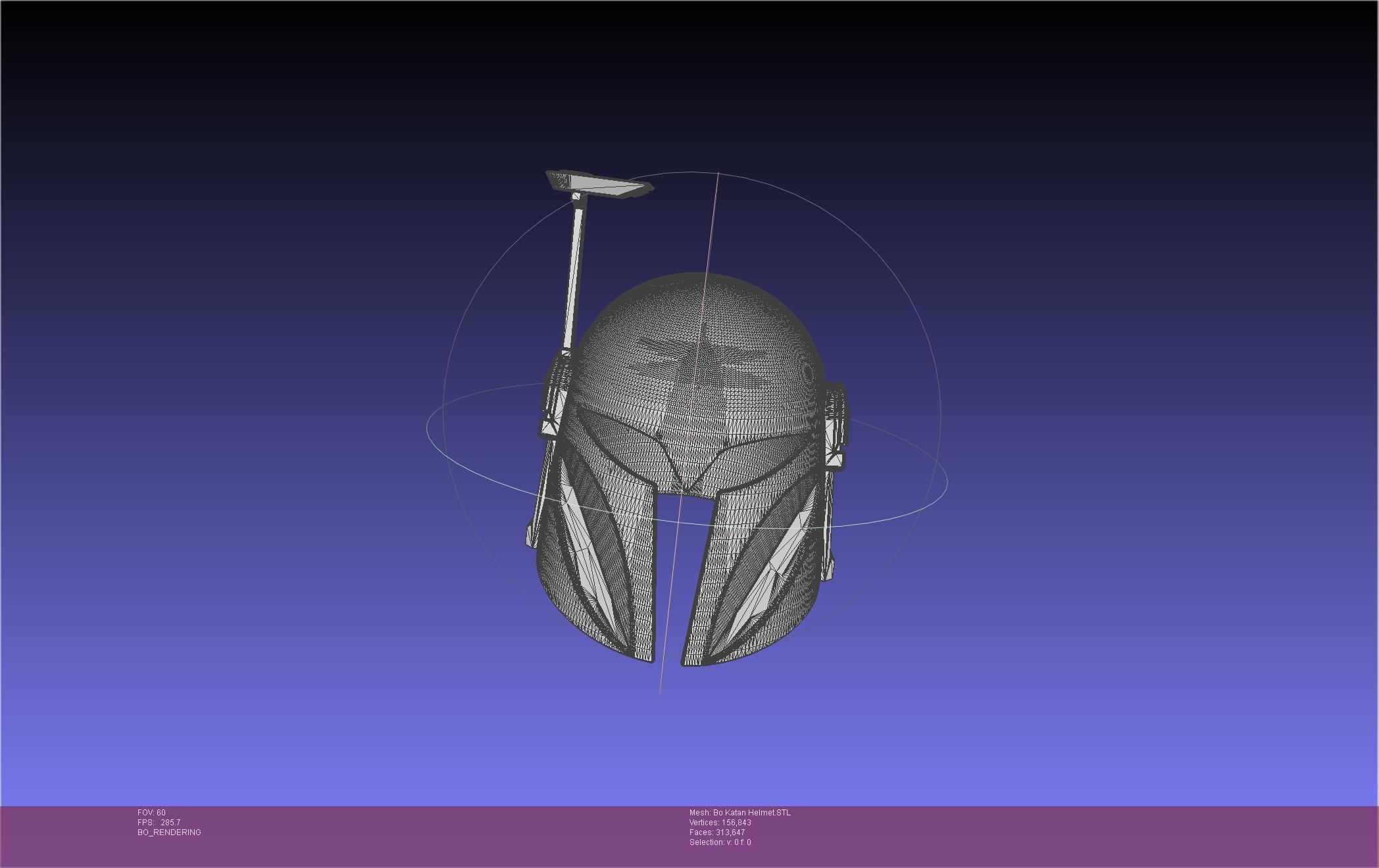 Star Wars The Mandalorian Bo-Katan Helmet Printable Model 3D print model_75