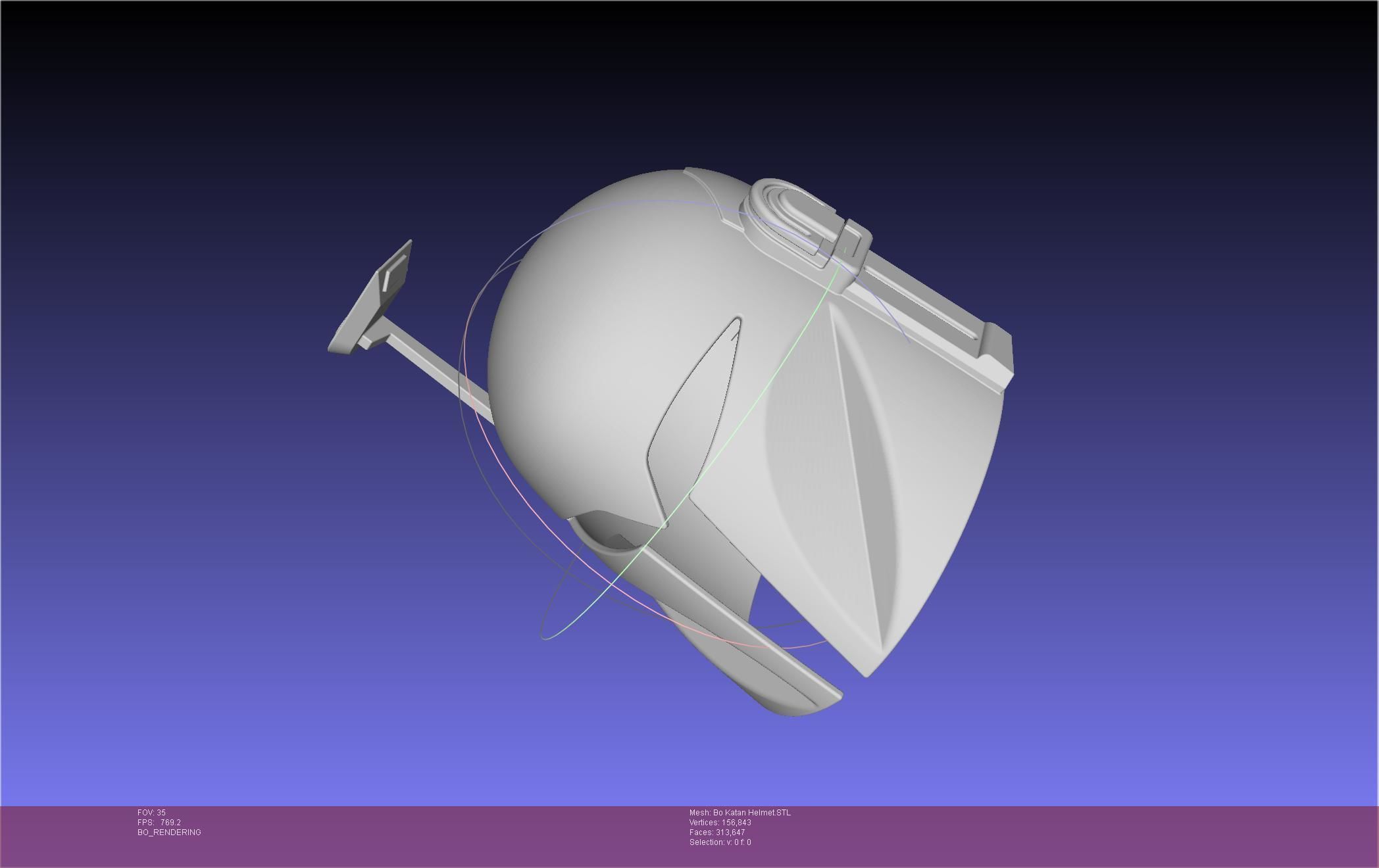 Star Wars The Mandalorian Bo-Katan Helmet Printable Model 3D print model_139