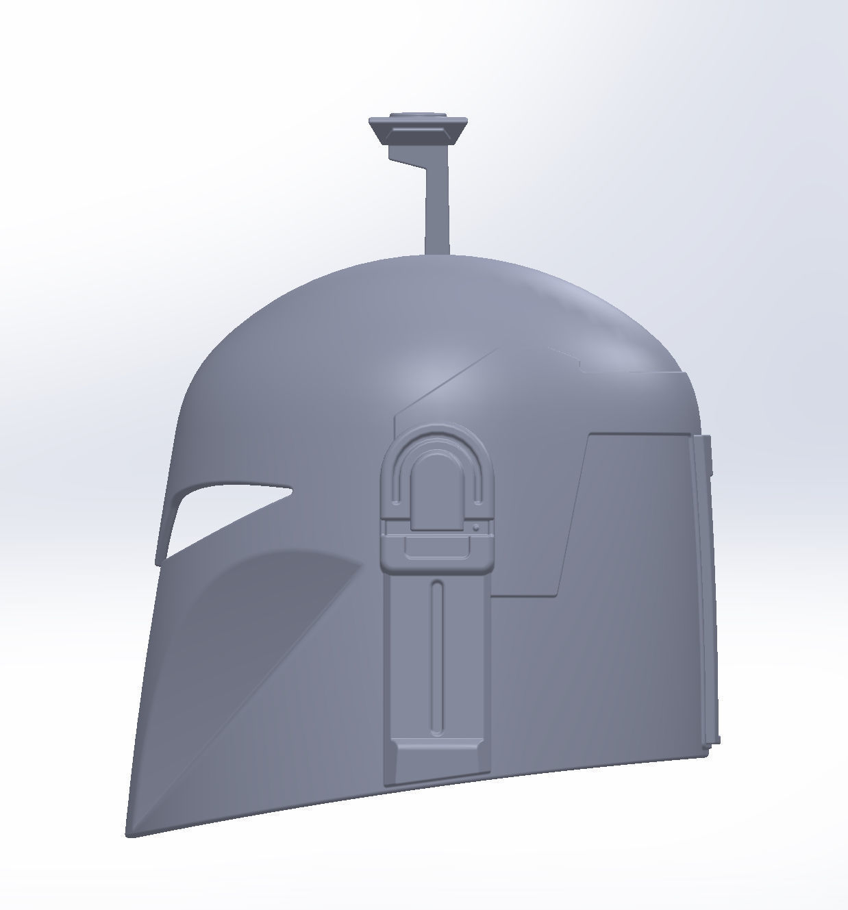 Star Wars The Mandalorian Bo-Katan Helmet Printable Model 3D print model_6