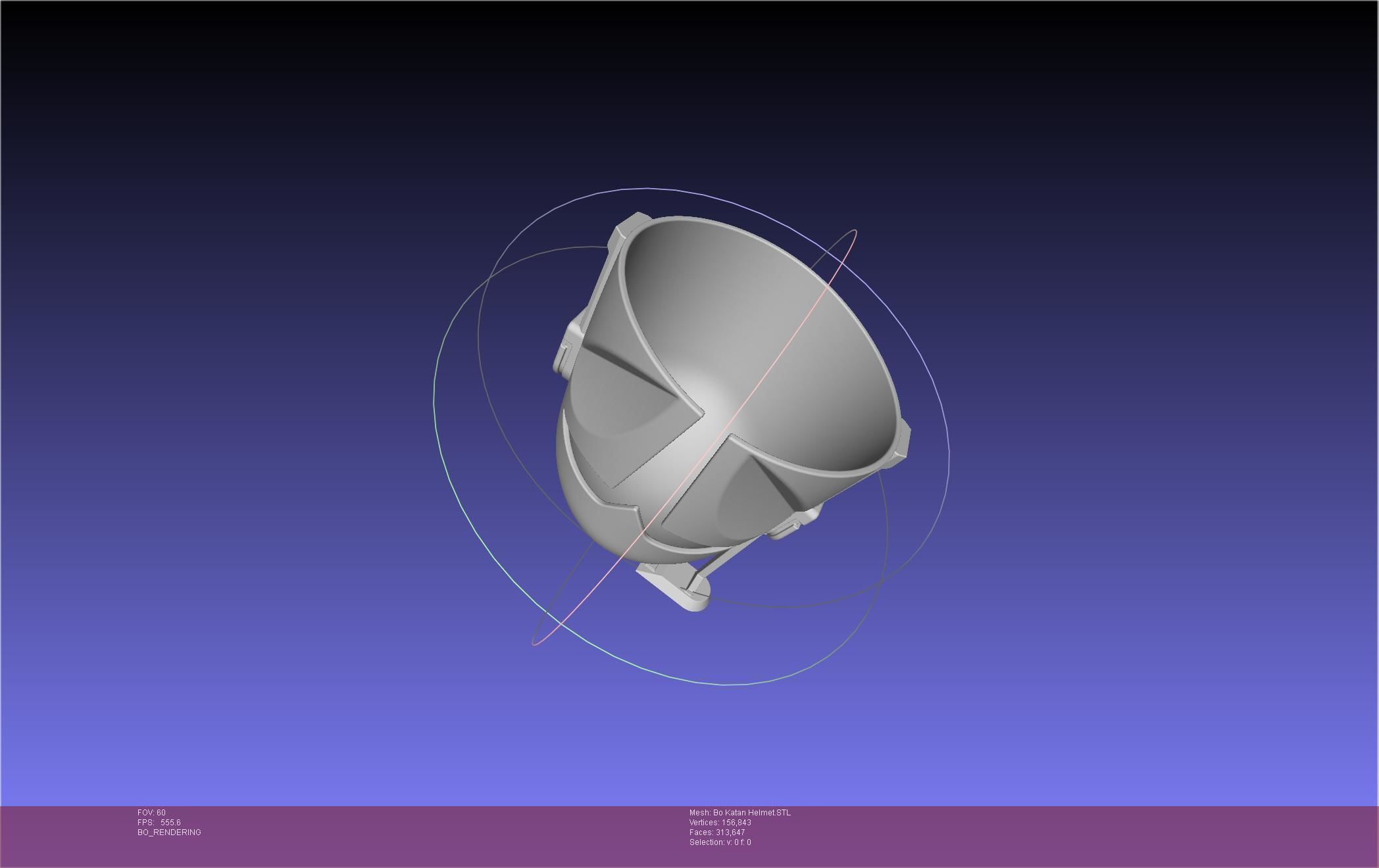 Star Wars The Mandalorian Bo-Katan Helmet Printable Model 3D print model_67