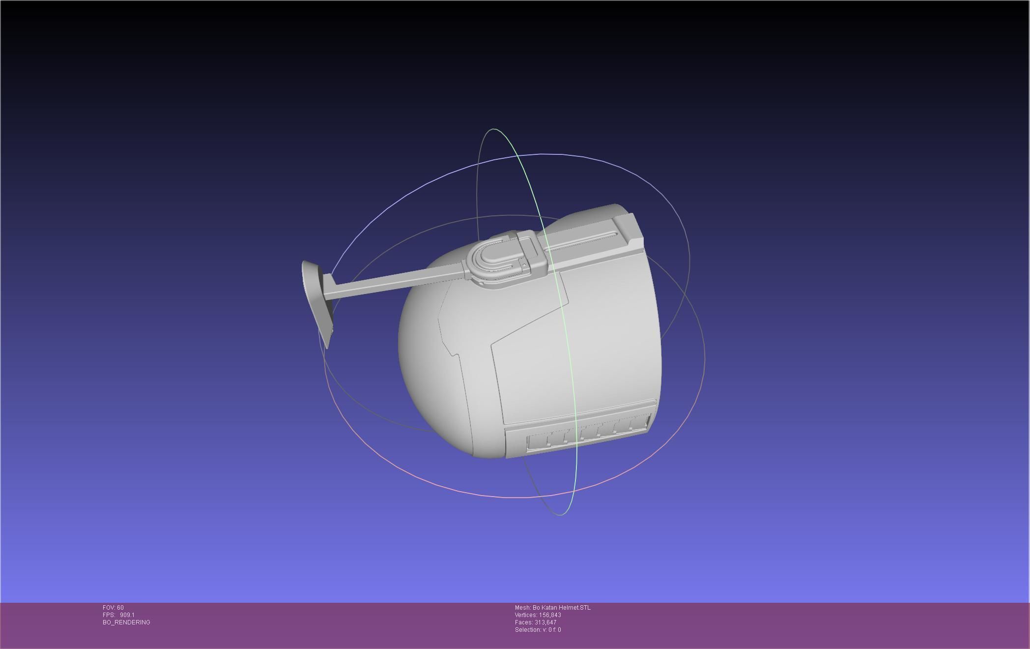 Star Wars The Mandalorian Bo-Katan Helmet Printable Model 3D print model_107